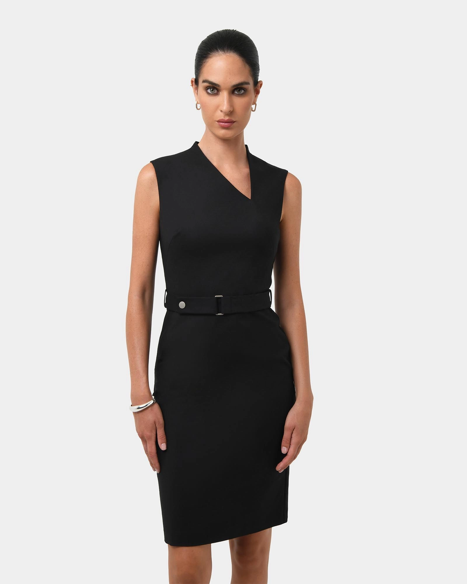 Forcast Clothing - Elka Belted Pencil Dress