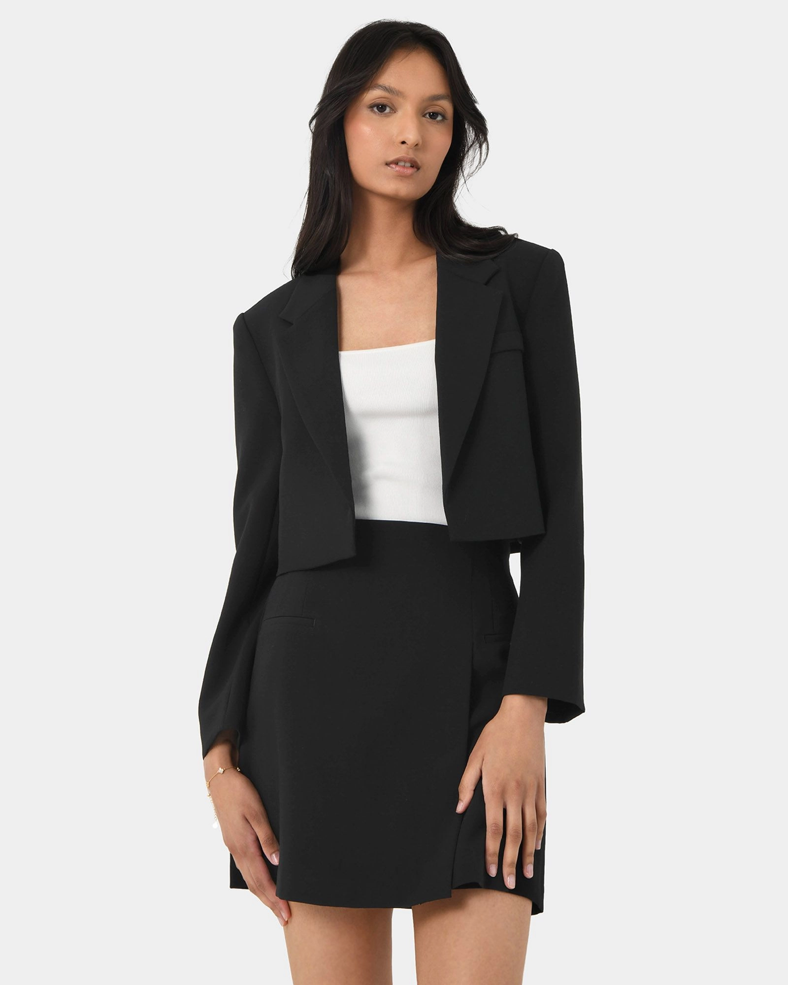 Forcast Clothing - Nikki Cropped Blazer