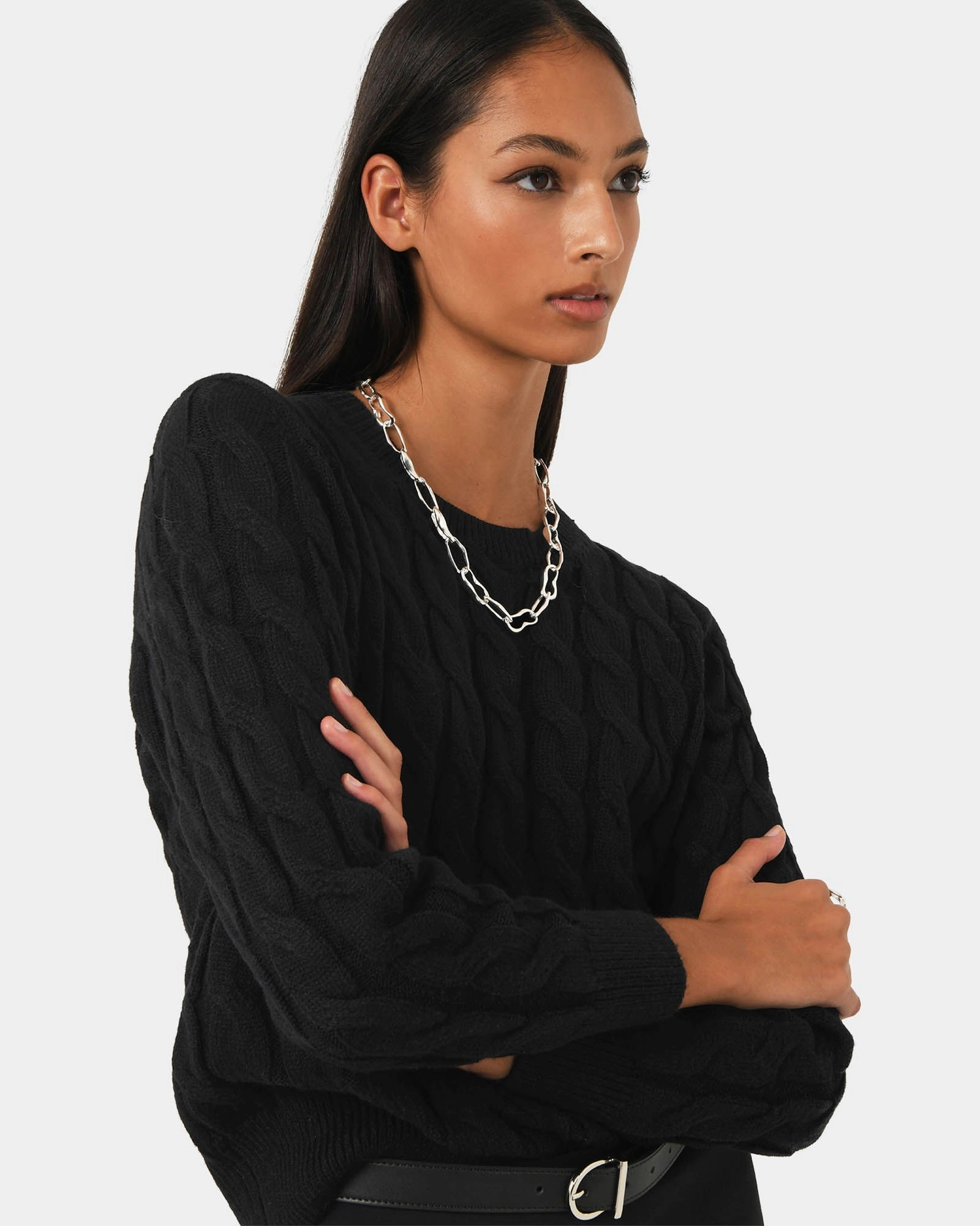 Forcast Clothing - Janna Cable Jumper 