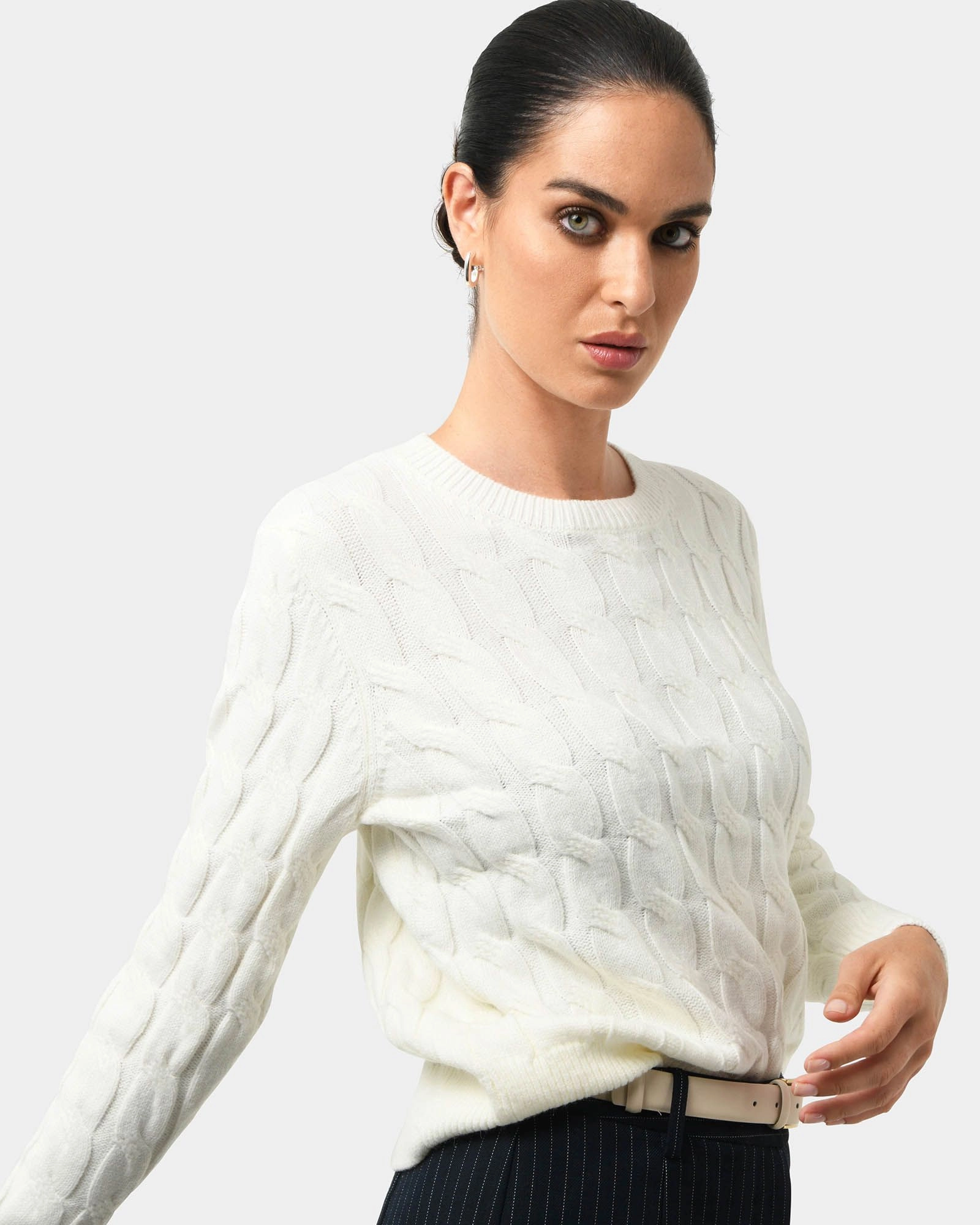 Forcast Clothing - Janna Cable Jumper 