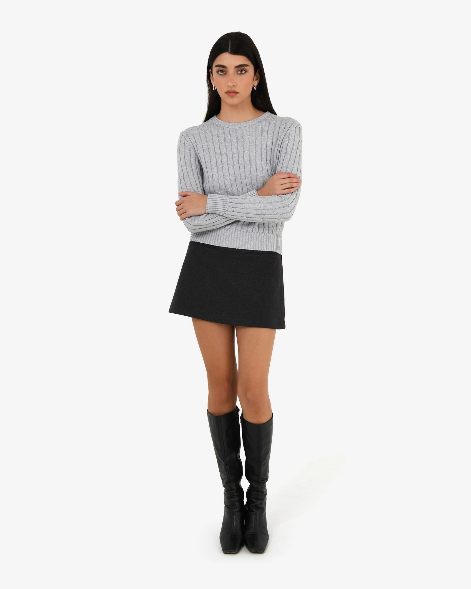 Forcast Clothing - Juanita Cotton Cable Knit