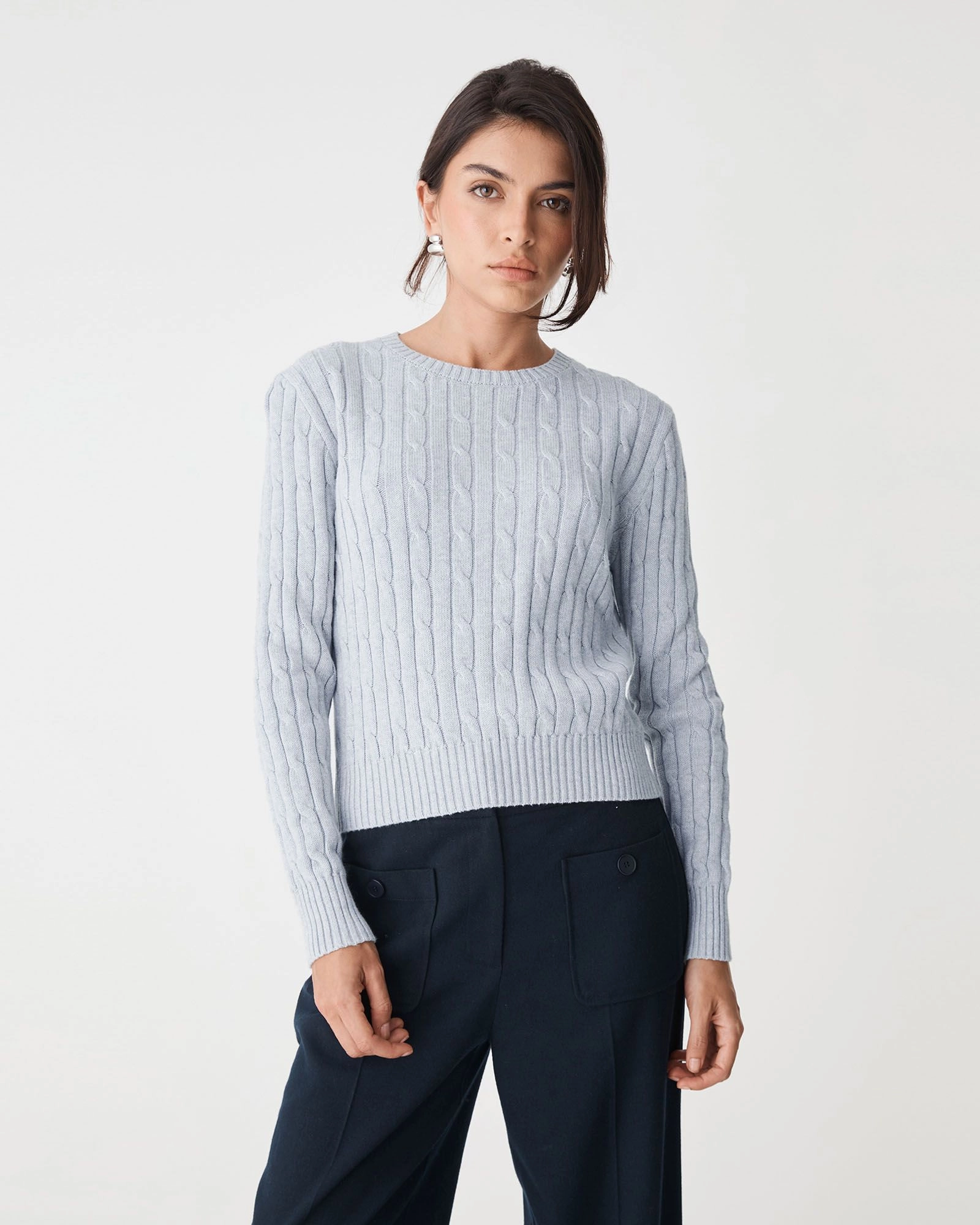 Forcast Clothing - Juanita Cotton Cable Knit