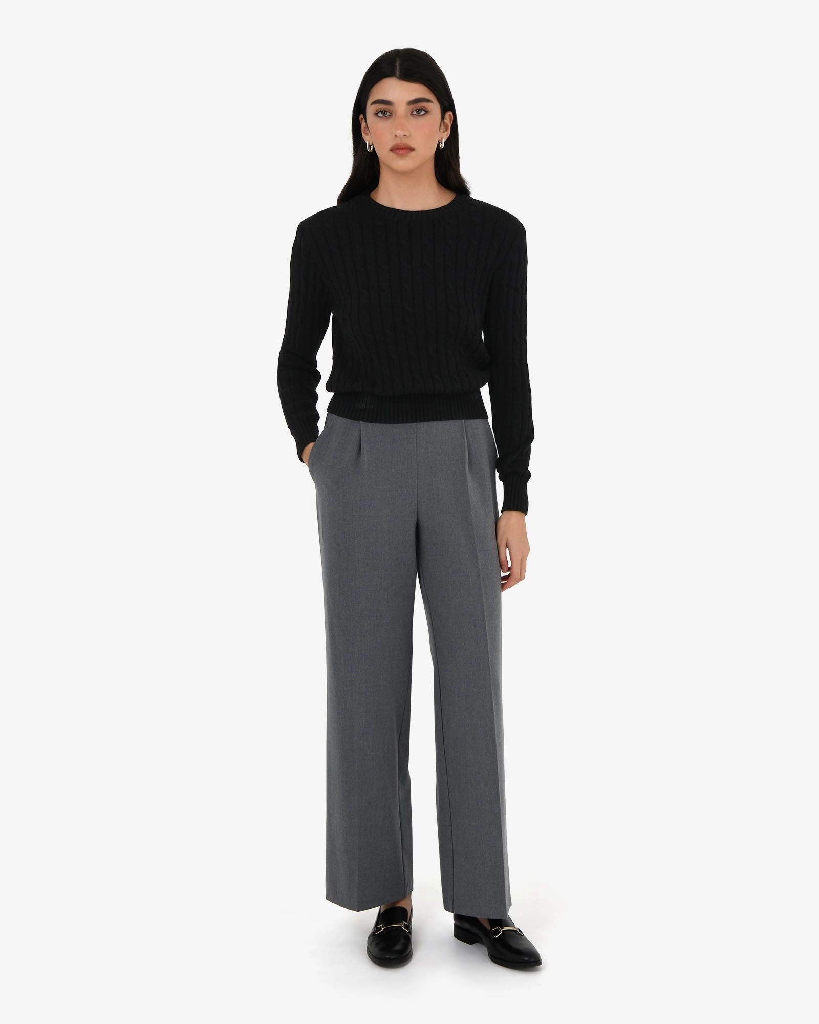 Forcast Clothing - Juanita Cotton Cable Knit