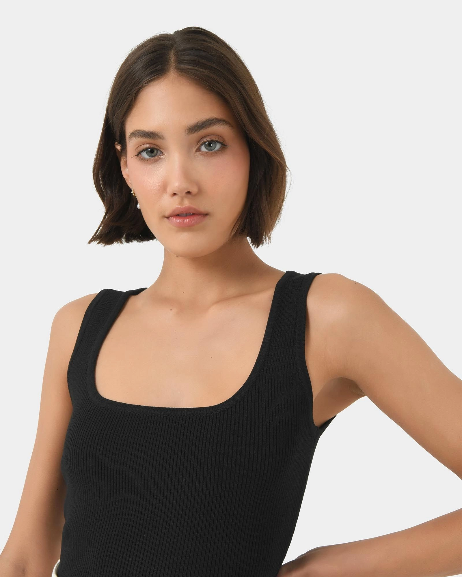 Forcast Clothing - Vivi Rib Knit Tank Top