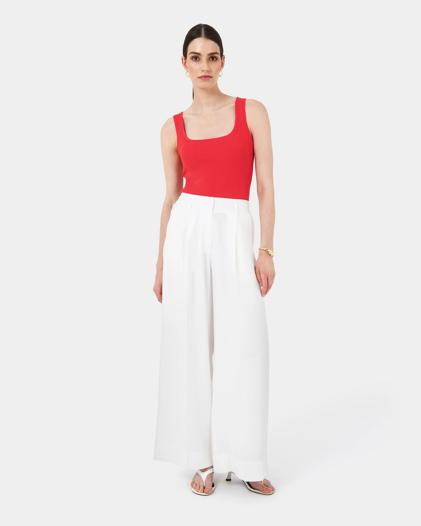 Forcast Clothing - Vivi Rib Knit Tank Top