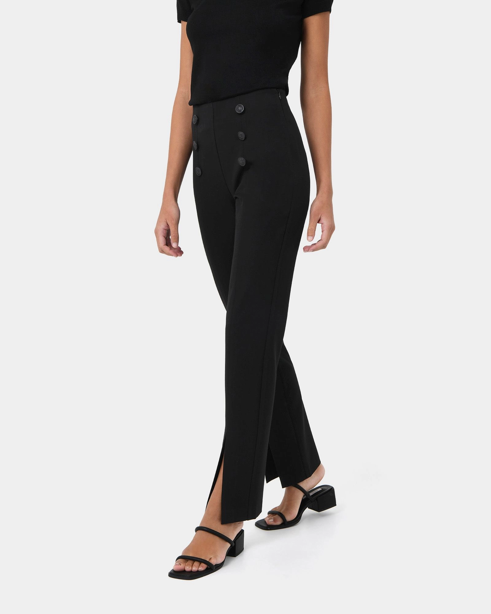 Forcast Clothing - Emory Split Hem Pants