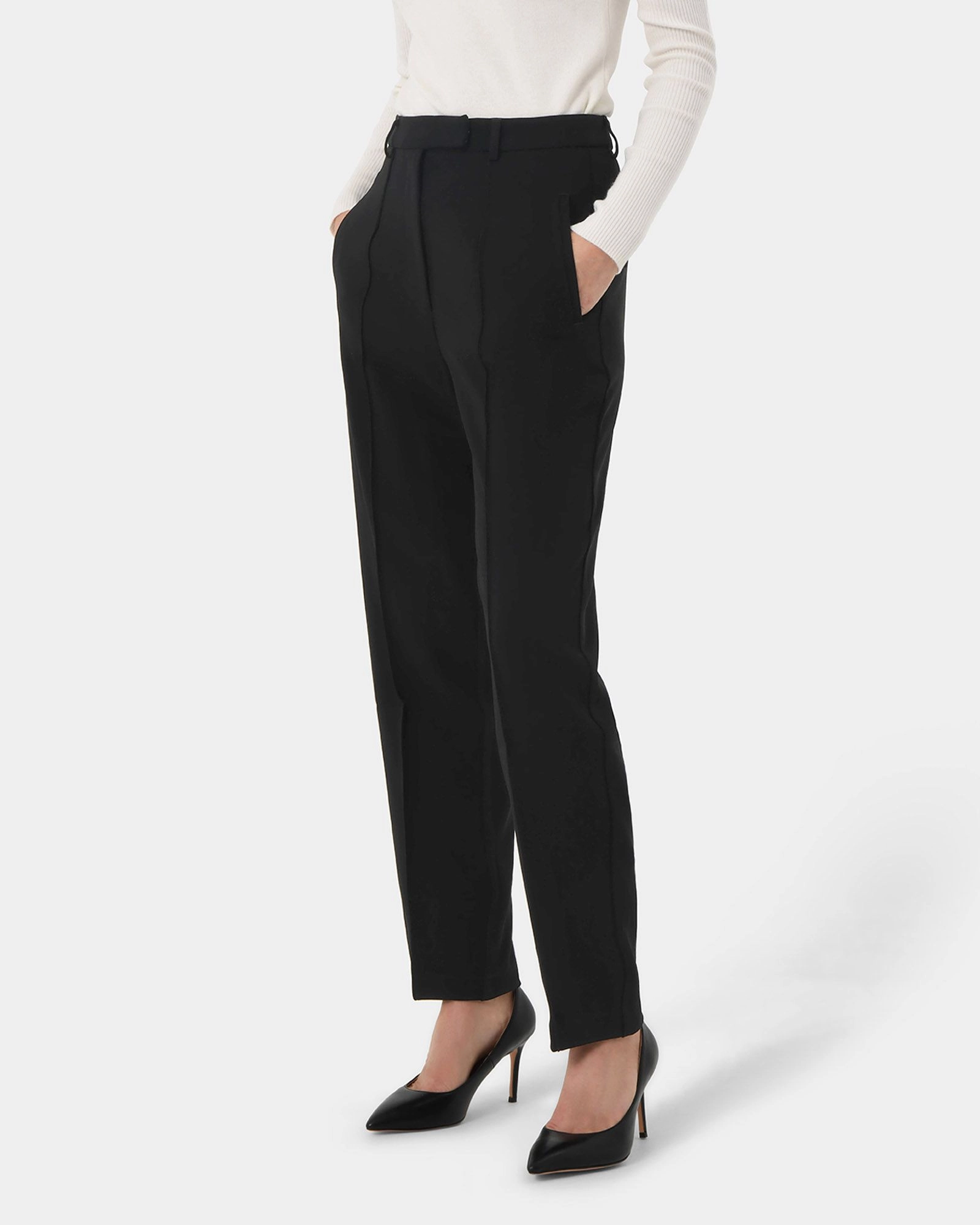 Forcast Clothing - Elodie High Rise Cigarette Pants 