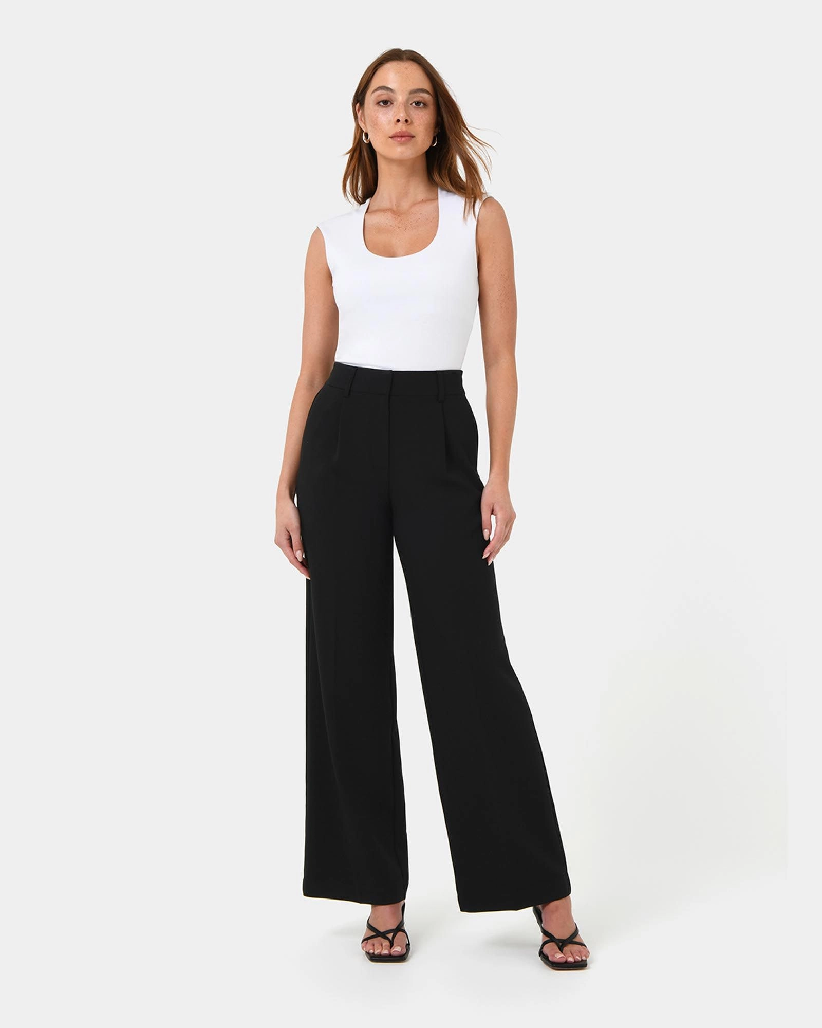 Forcast Clothing - Nikki Tailored Wide Leg Pants