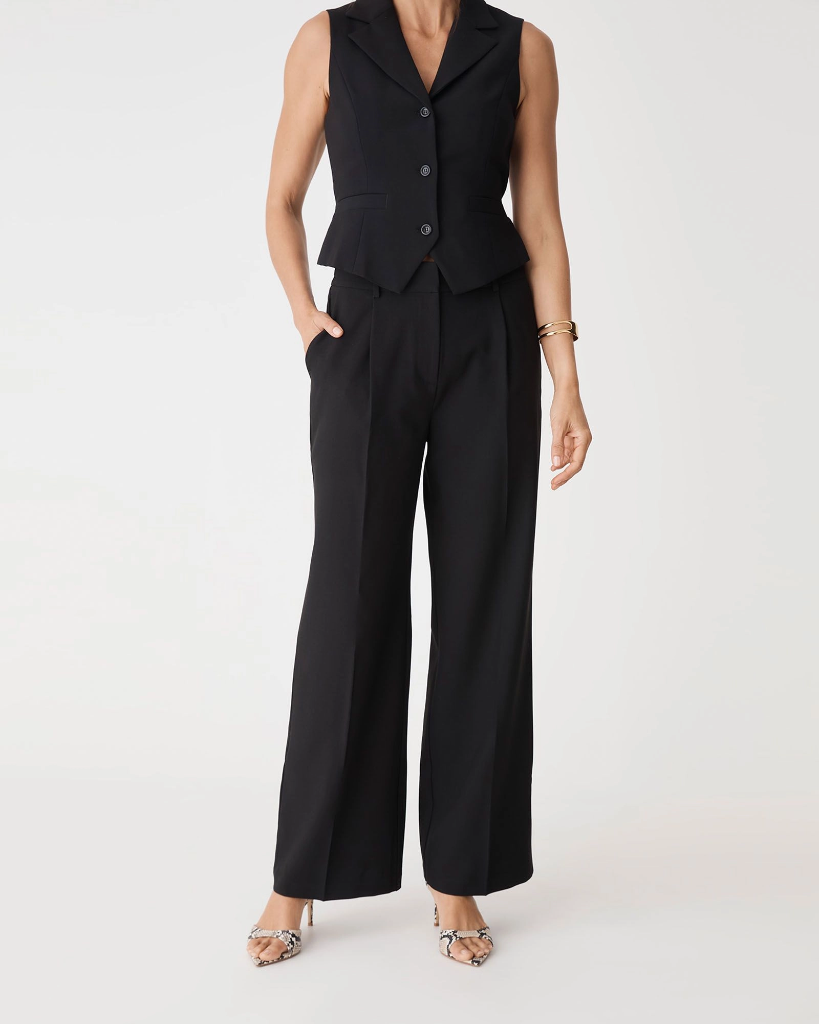 Forcast Clothing - Nikki Tailored Elastic Pants