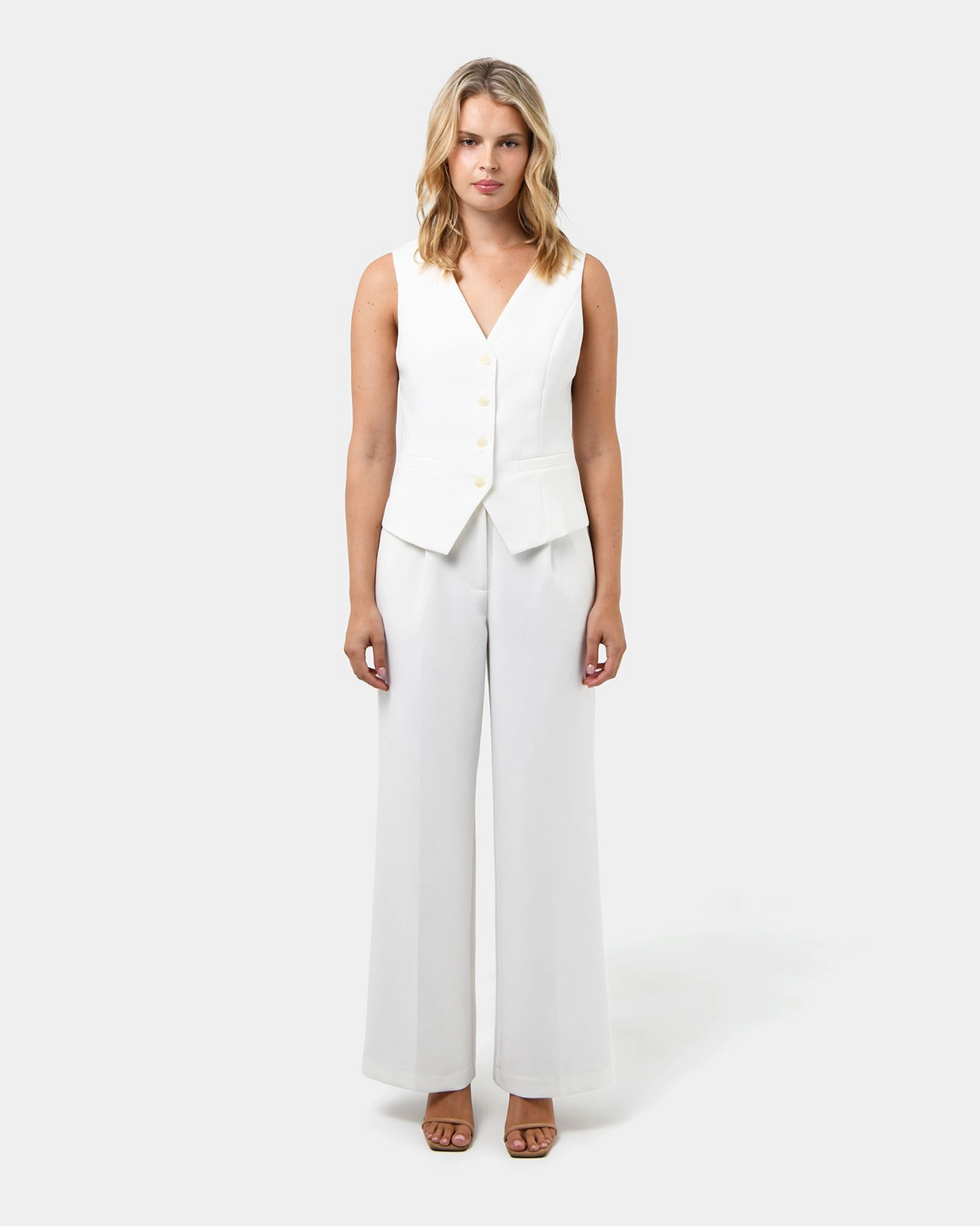 Forcast Clothing - Nikki Tailored Wide Leg Pants