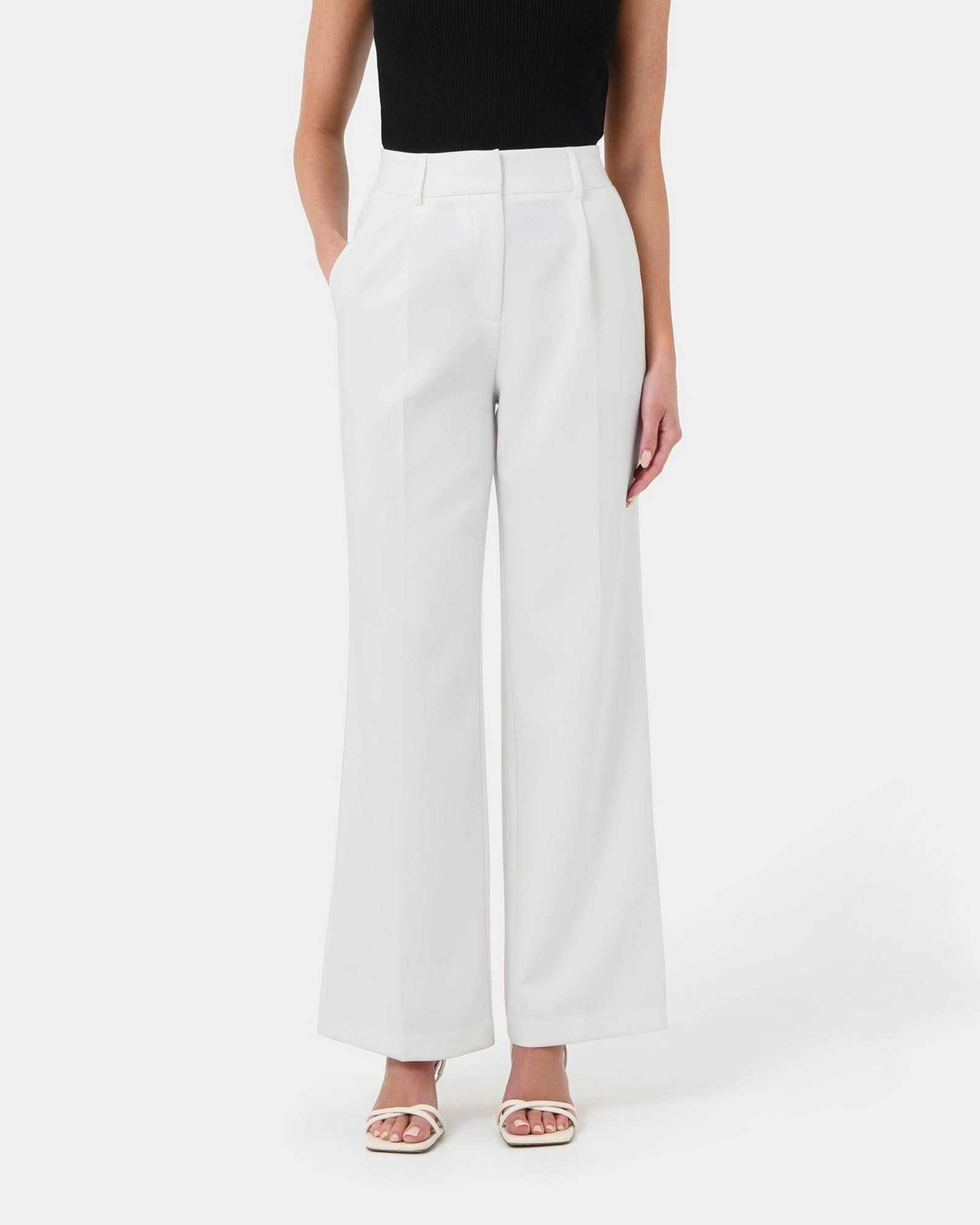 Forcast Clothing - Nikki Tailored Wide Leg Pants