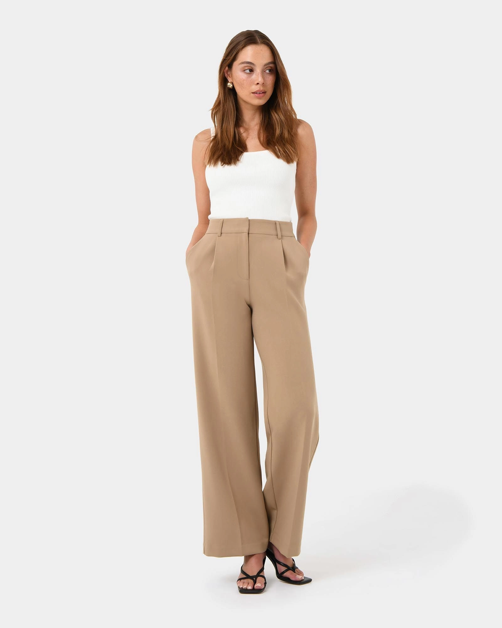 Forcast Clothing - Nikki Tailored Wide Leg Pants