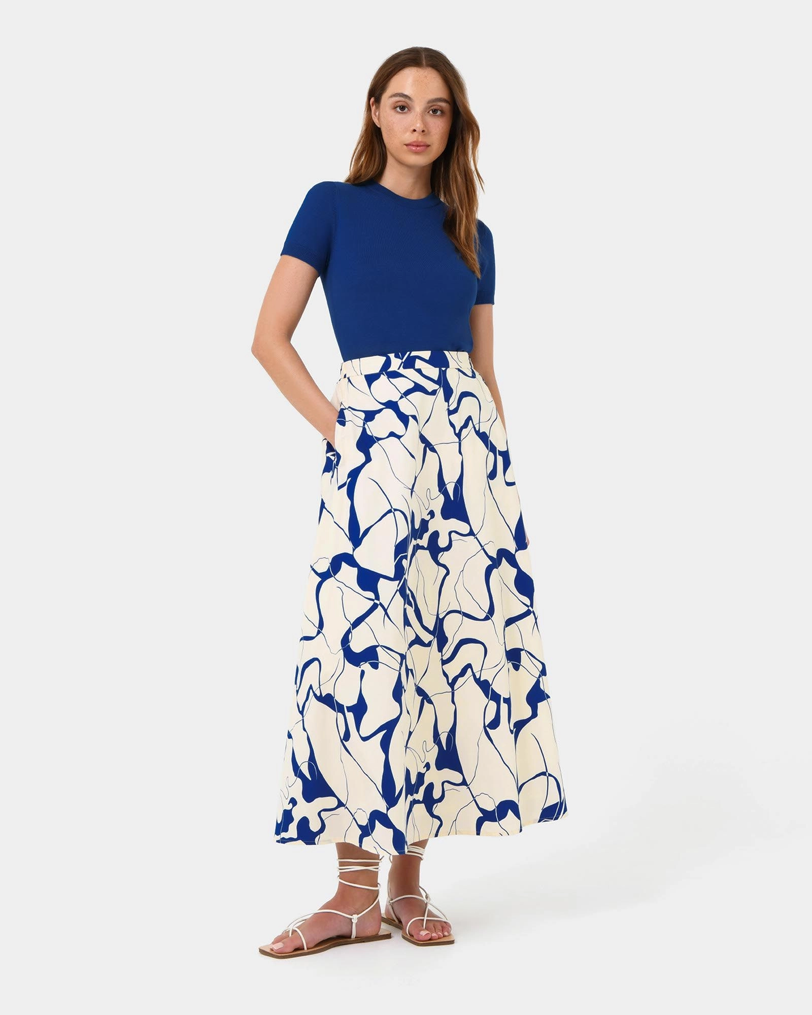 Forcast Clothing - Jayleen Midi Skirt 