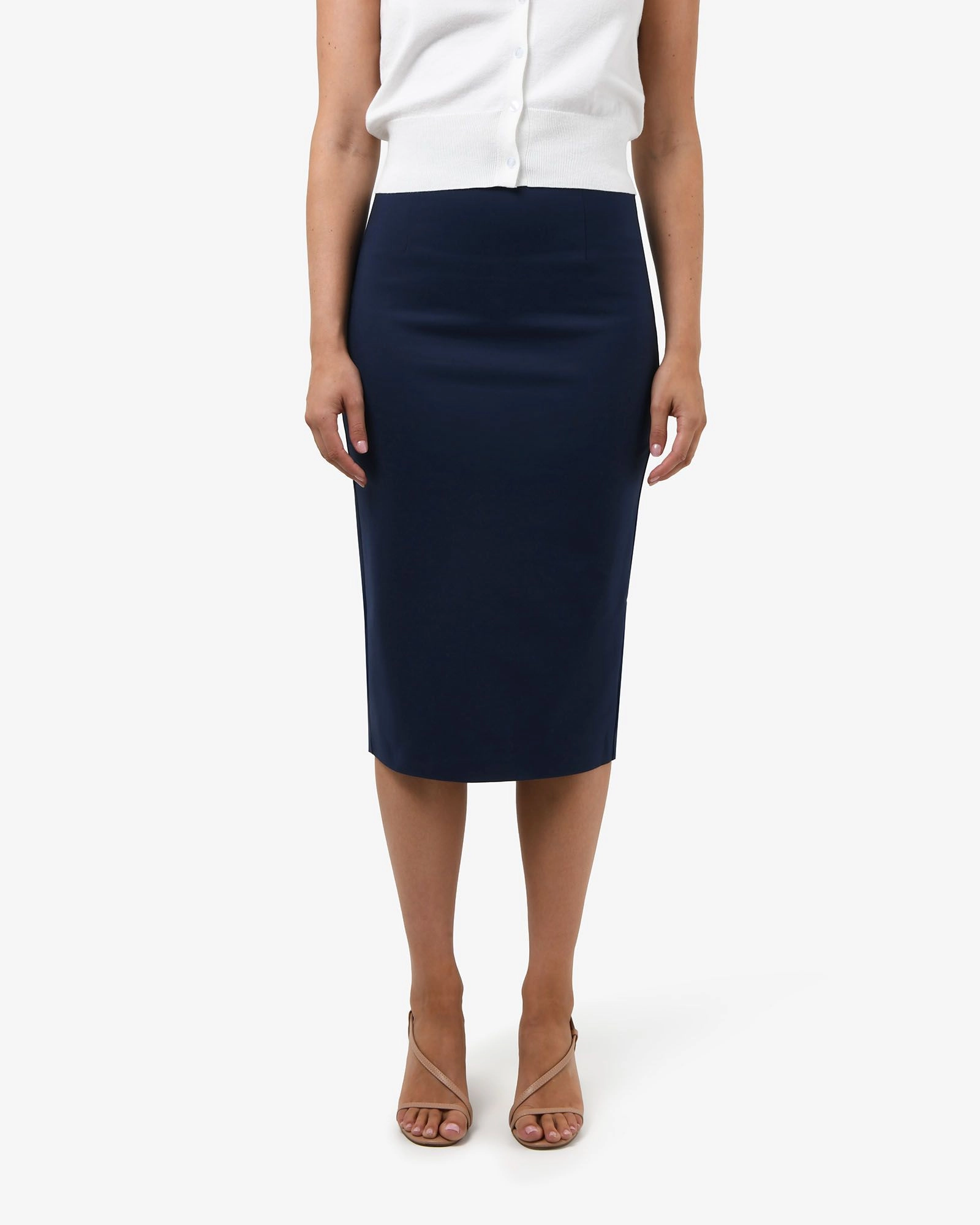 Forcast Clothing - Safira Midi Pencil Skirt
