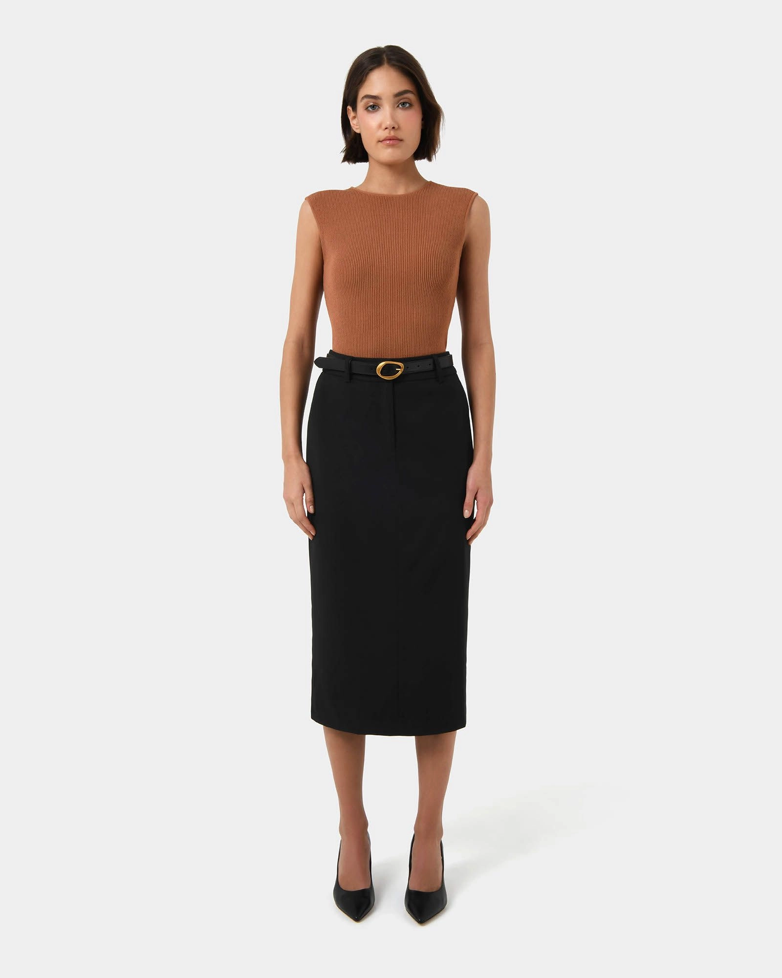 Forcast Clothing - Chloe Panel Skirt 