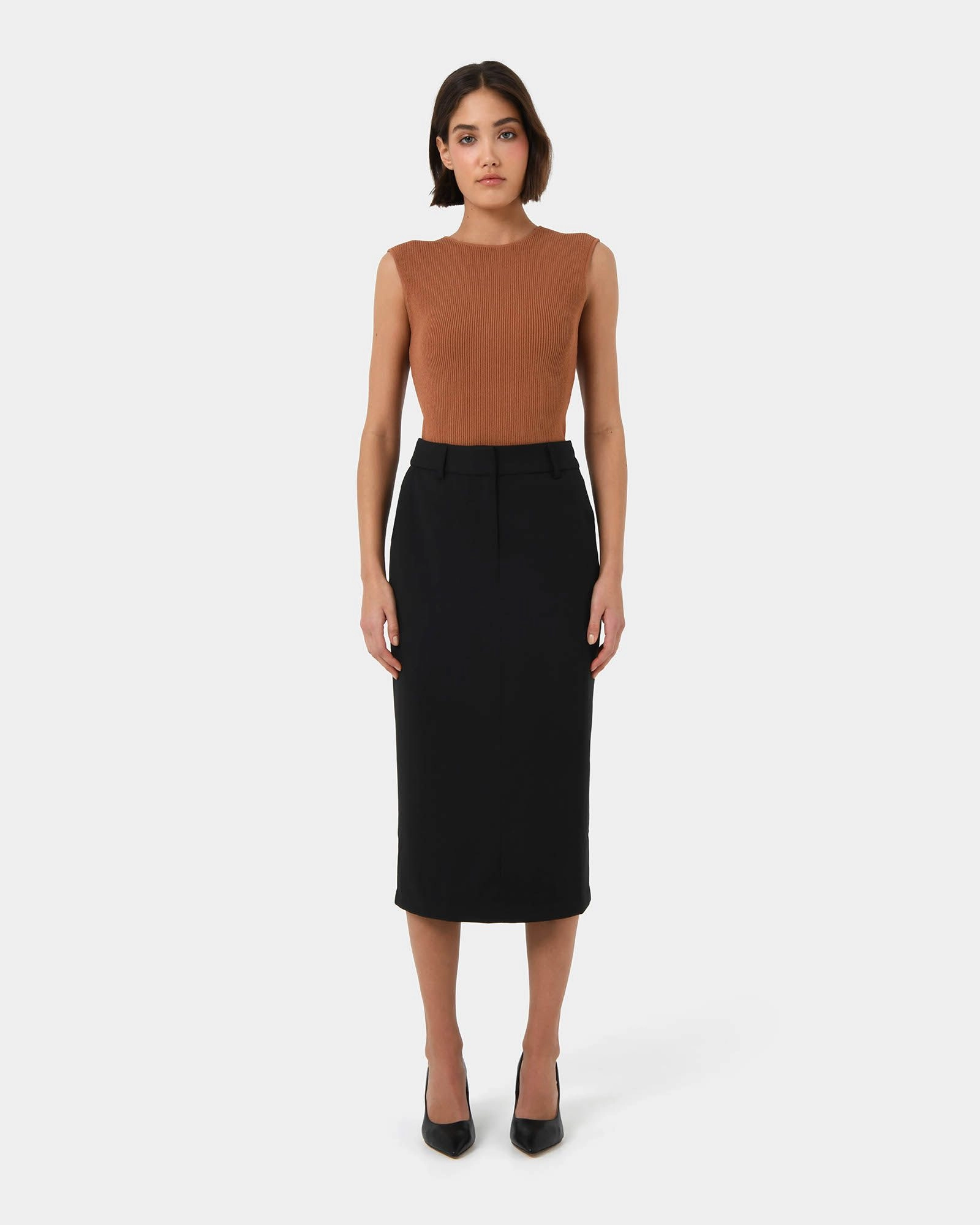 Forcast Clothing - Chloe Panel Skirt 