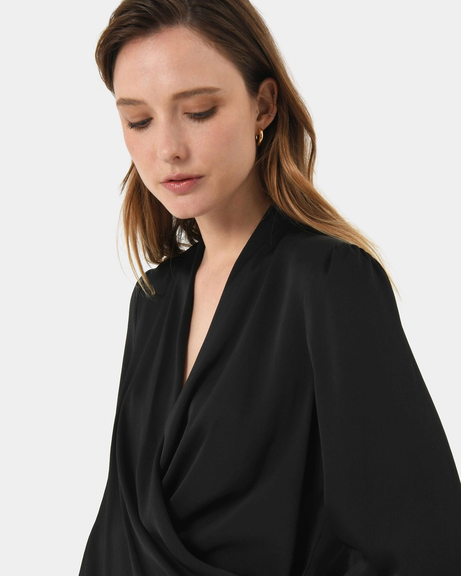 Forcast Clothing - Janae Crossover Blouse 