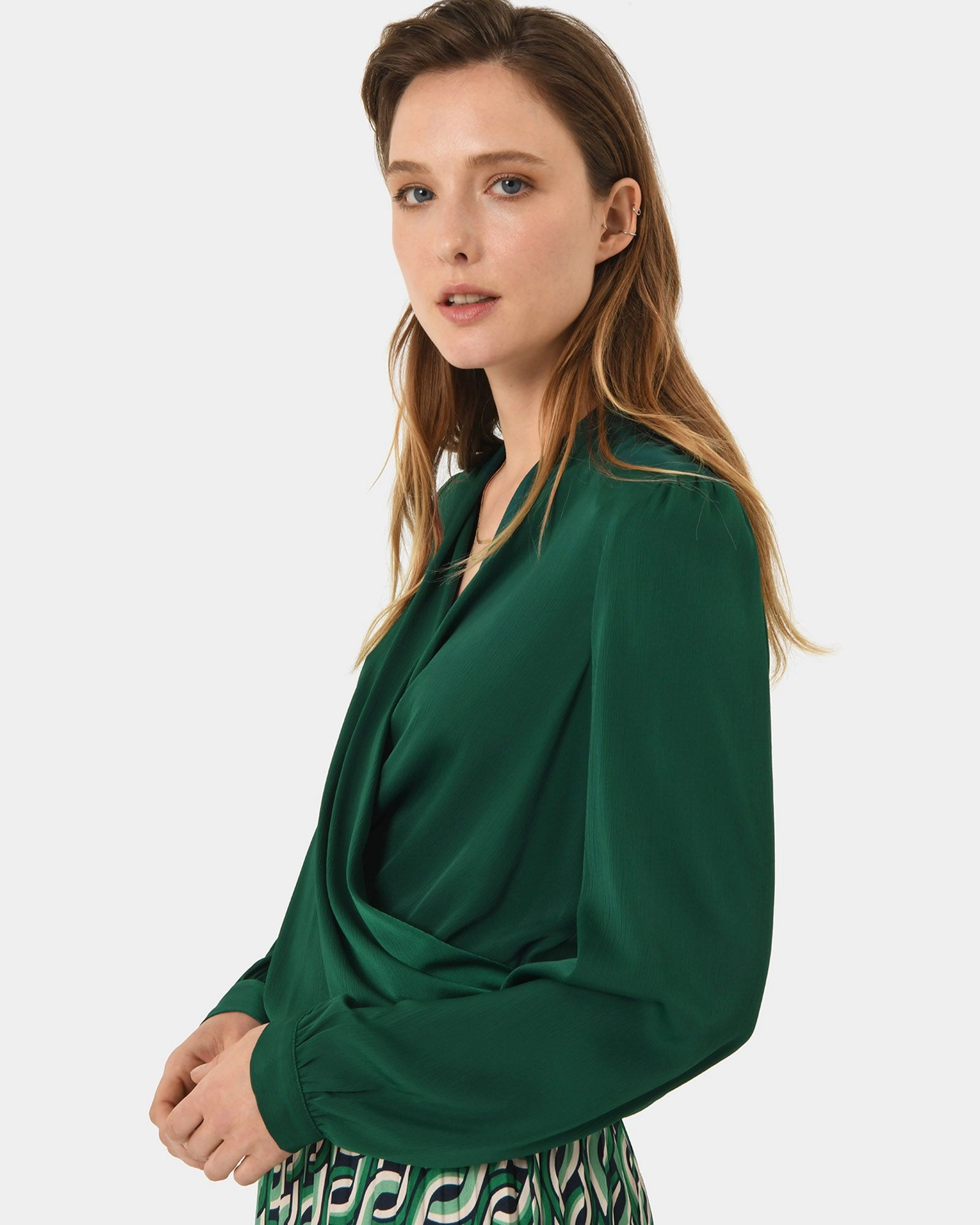 Forcast Clothing - Janae Crossover Blouse 
