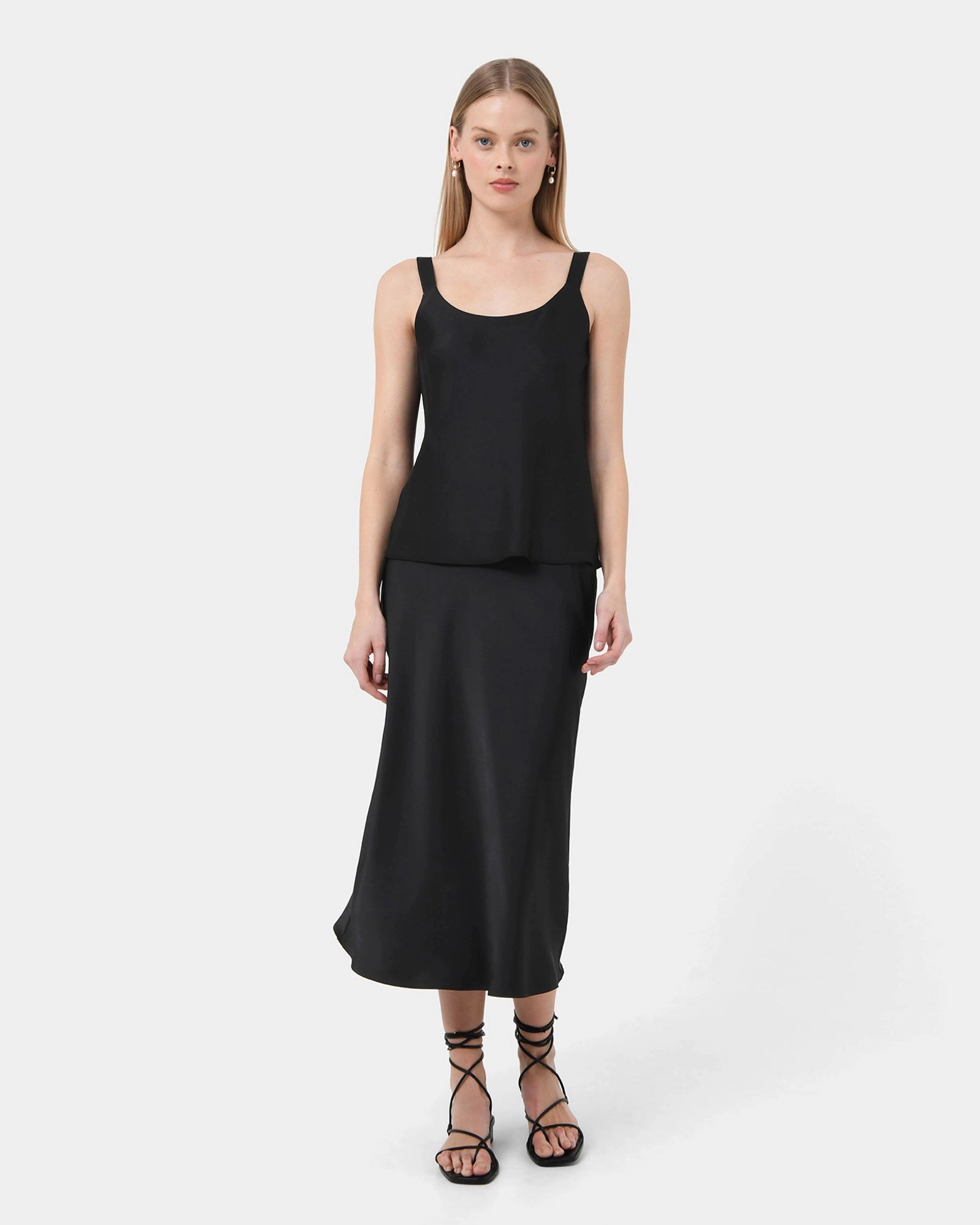 Forcast Clothing - Kalena Satin Cami Top