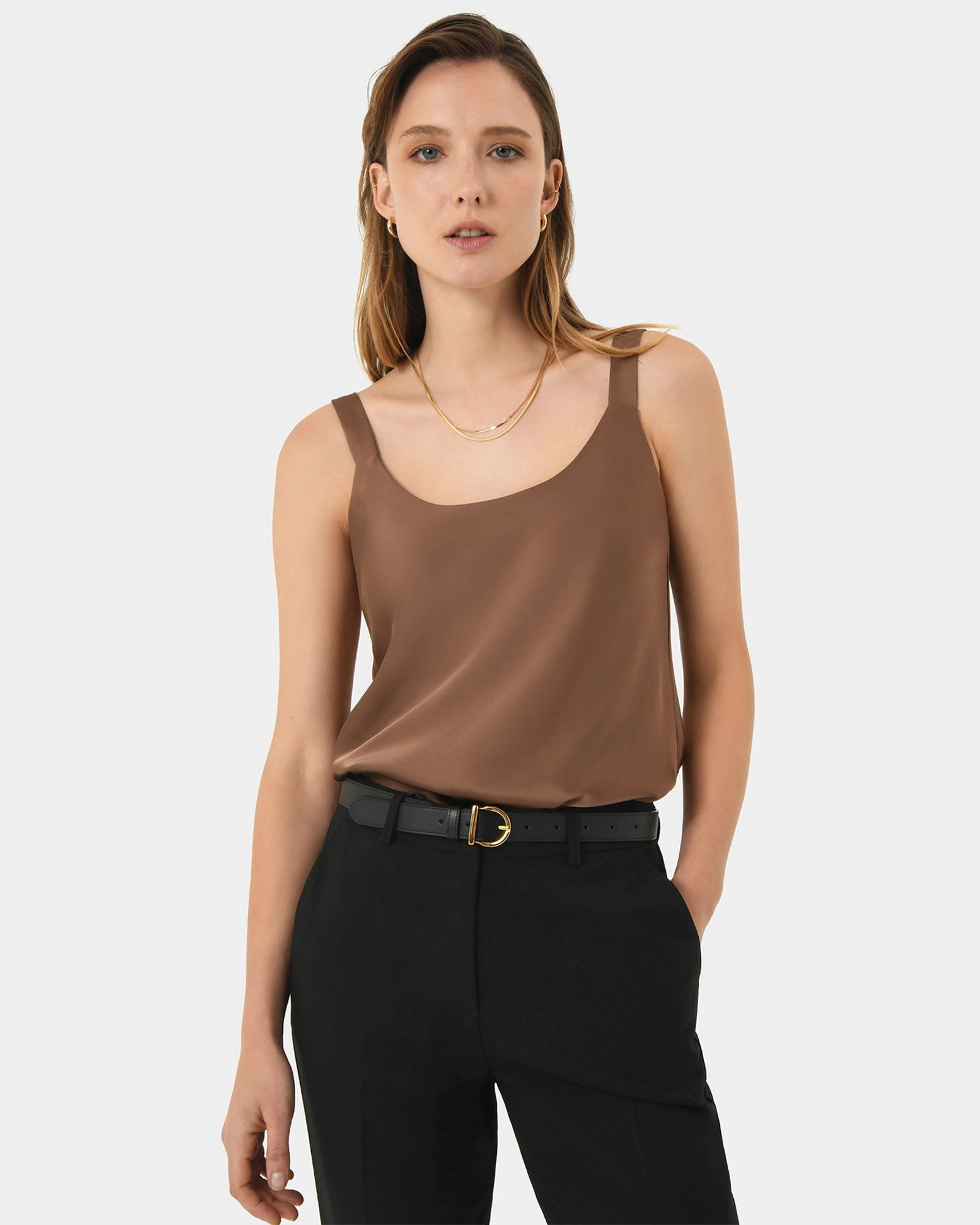 Forcast Clothing - Kalena Satin Cami Top