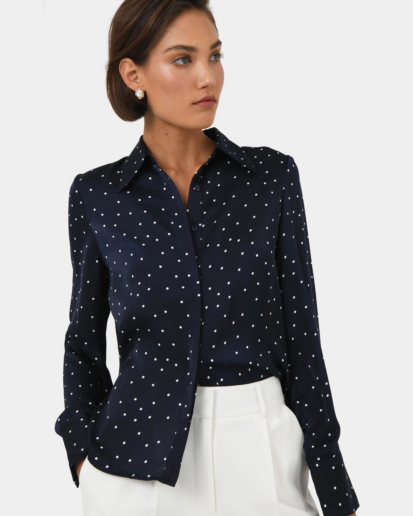 Forcast Clothing - Lesly Polka Dot Blouse 