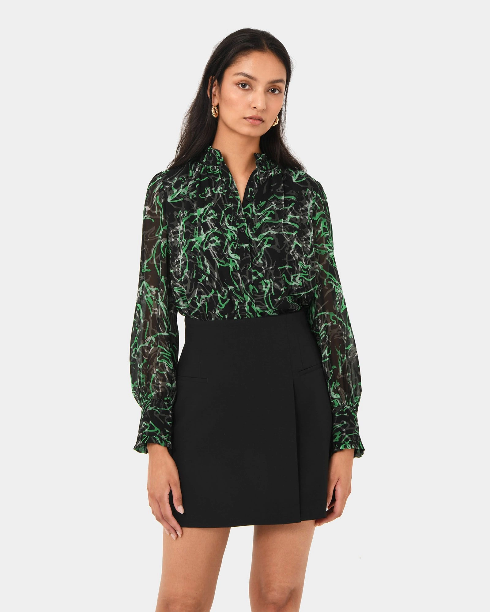 Forcast Clothing - Veda Collar Blouse