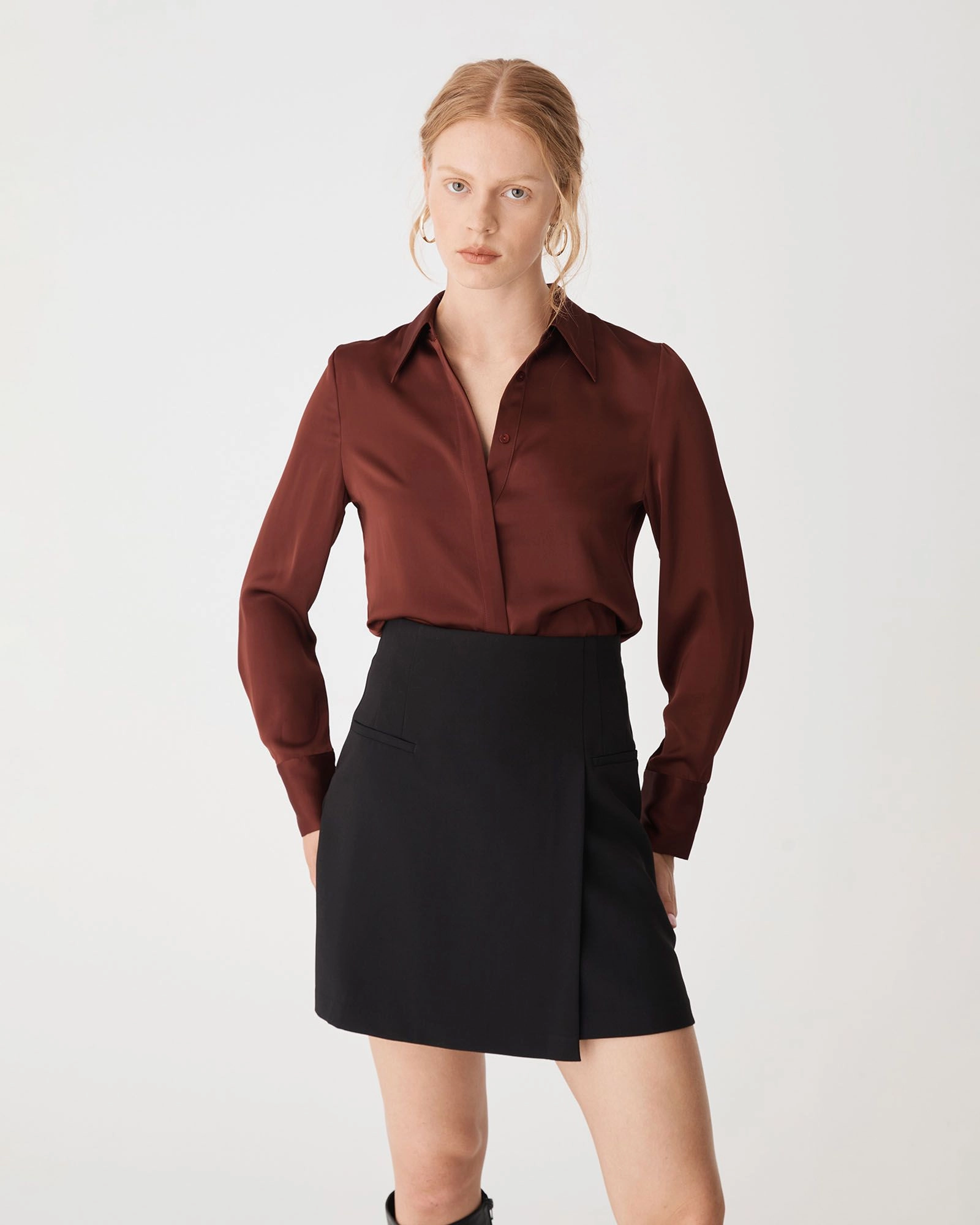 Forcast Clothing - Mae Satin Shirt