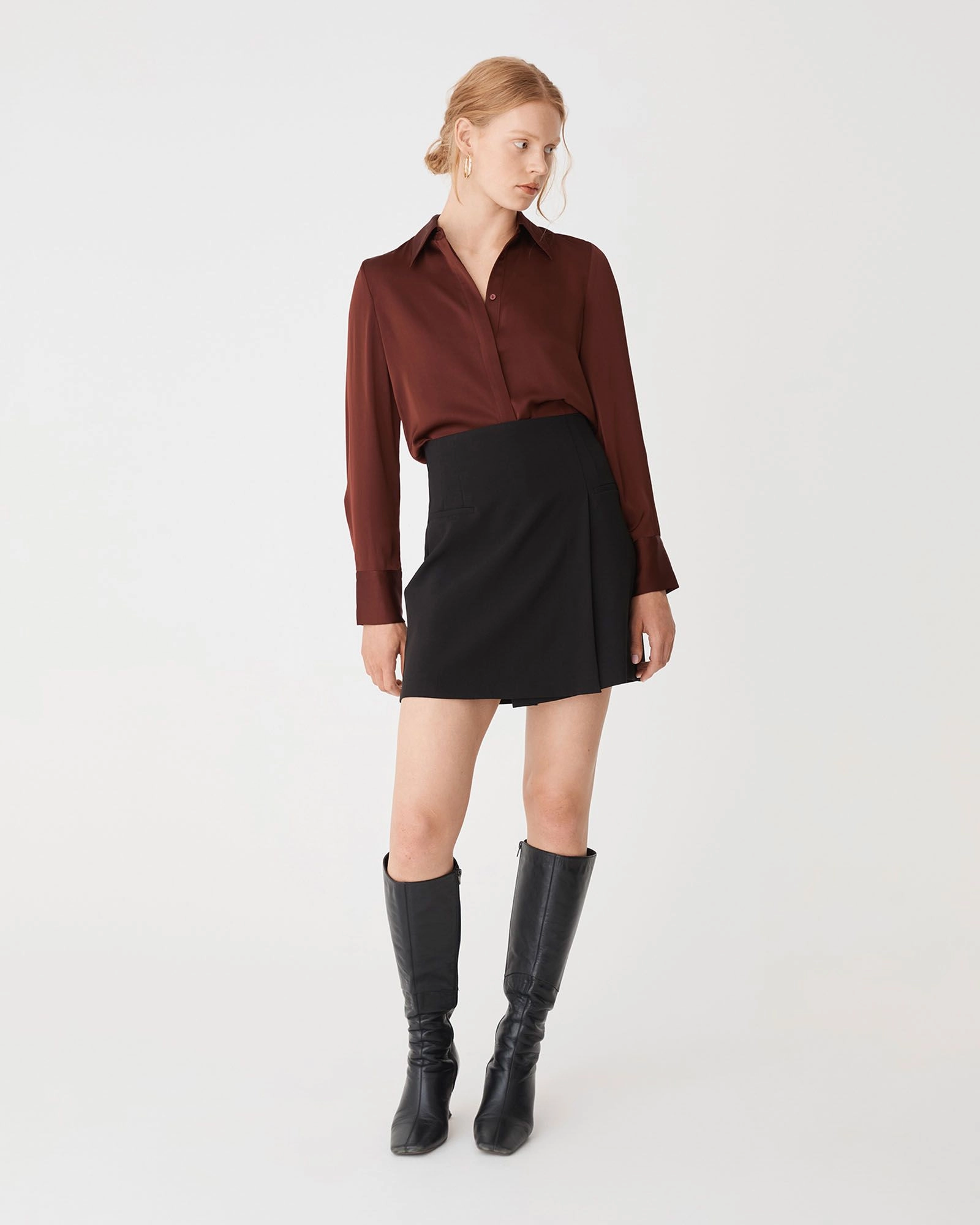 Forcast Clothing - Mae Satin Shirt