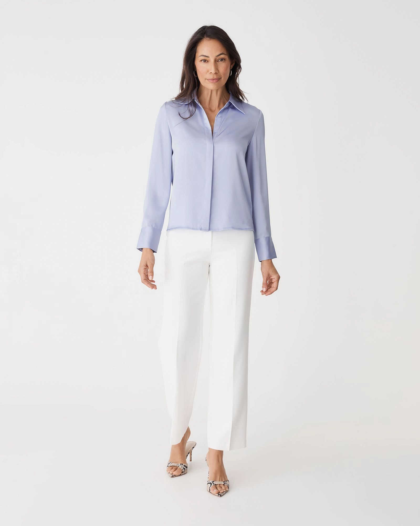 Forcast Clothing - Mae Satin Shirt 