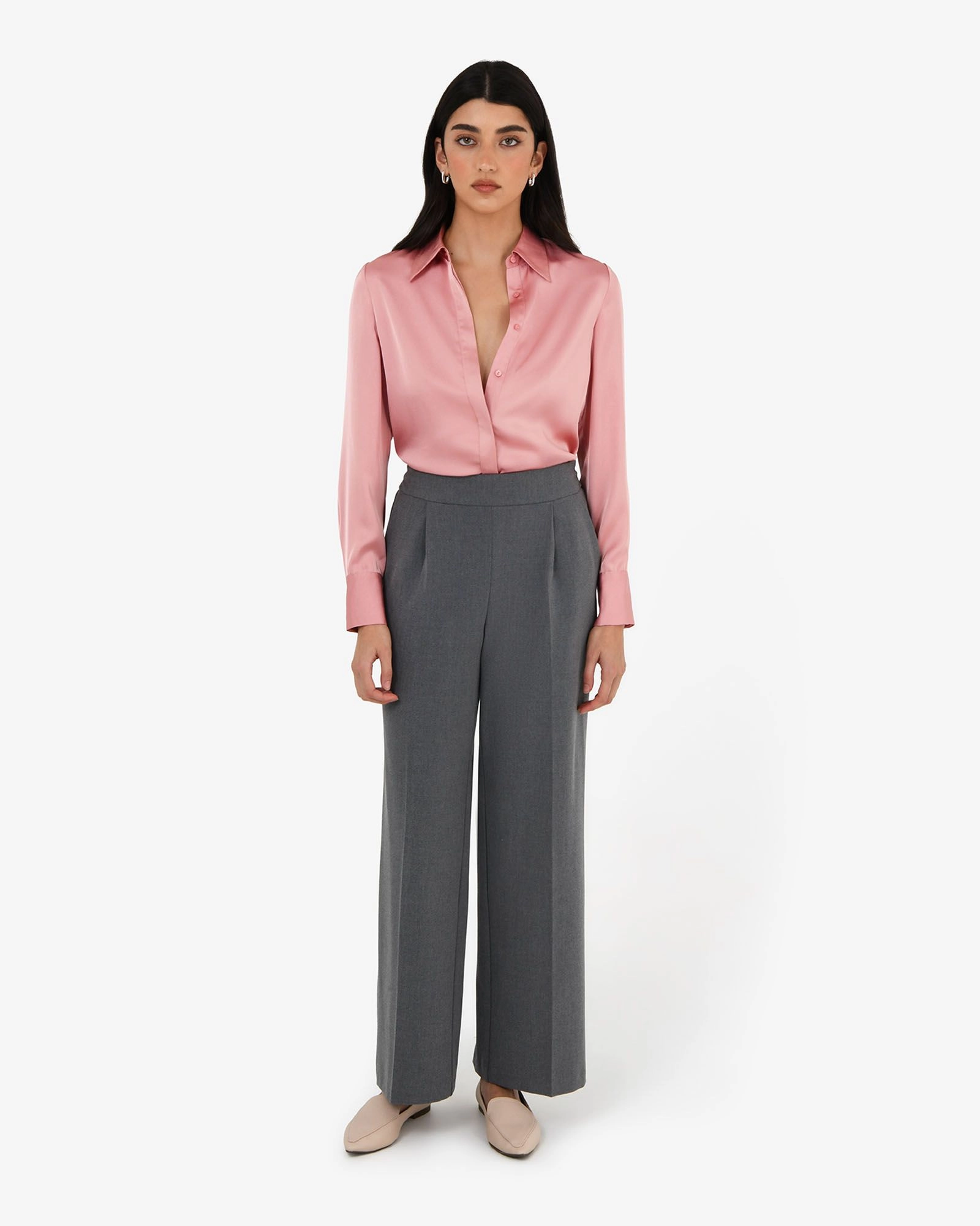 Forcast Clothing - Mae Satin Shirt