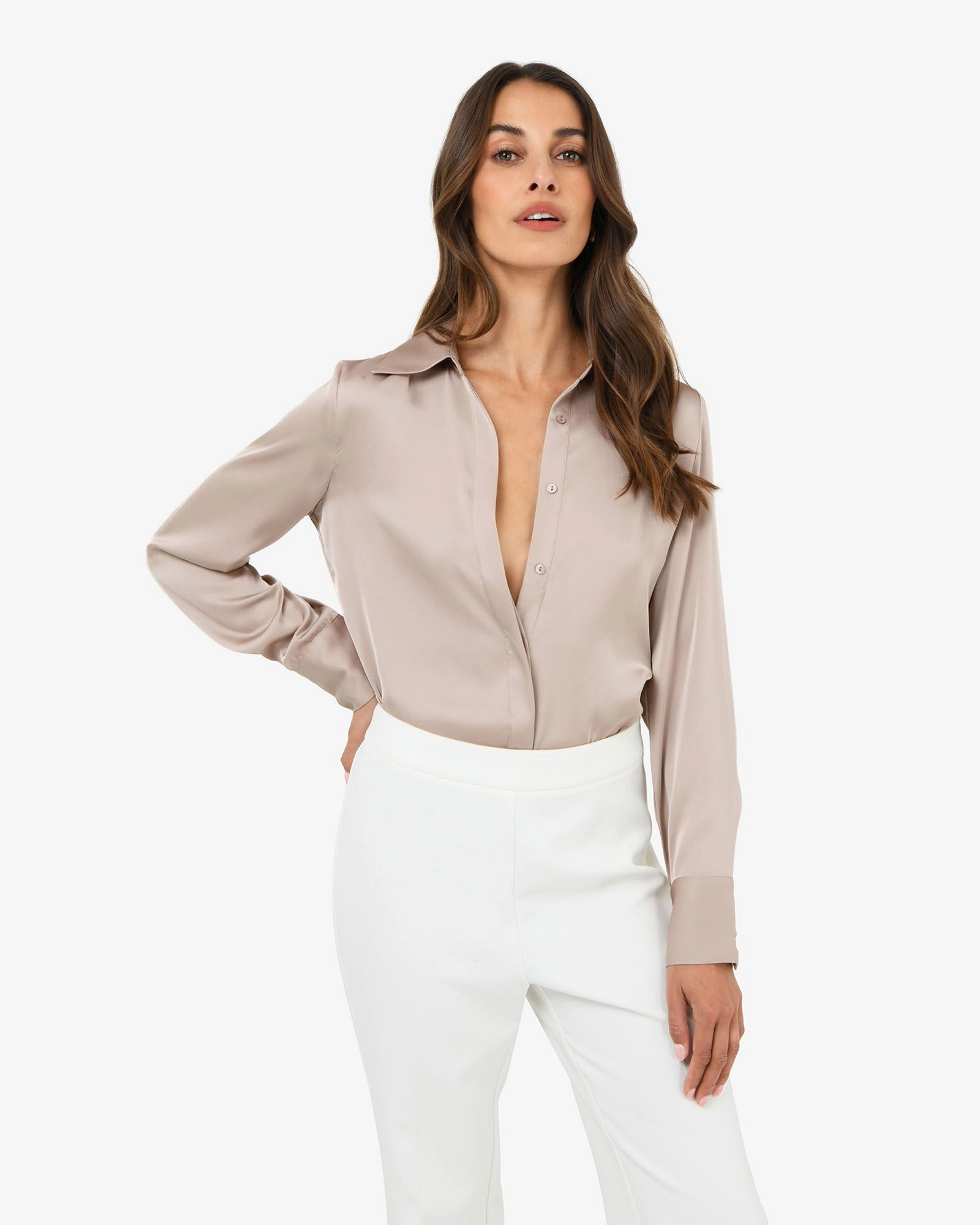 Forcast Clothing - Mae Satin Shirt