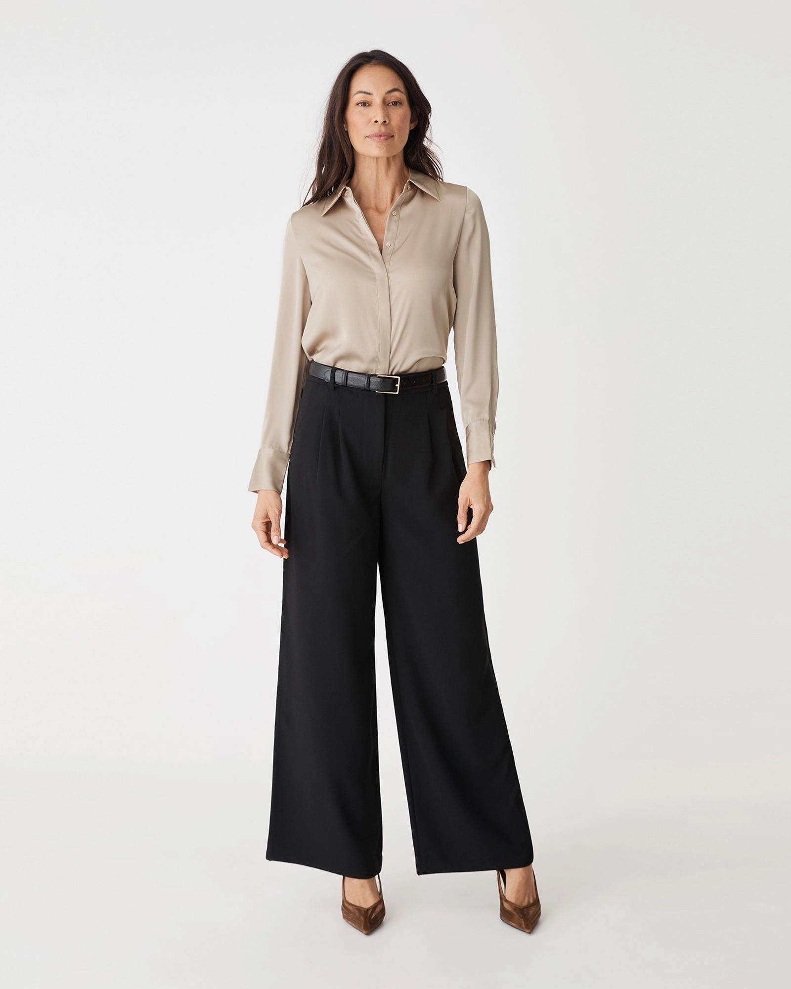 Forcast Clothing - Mae Satin Shirt