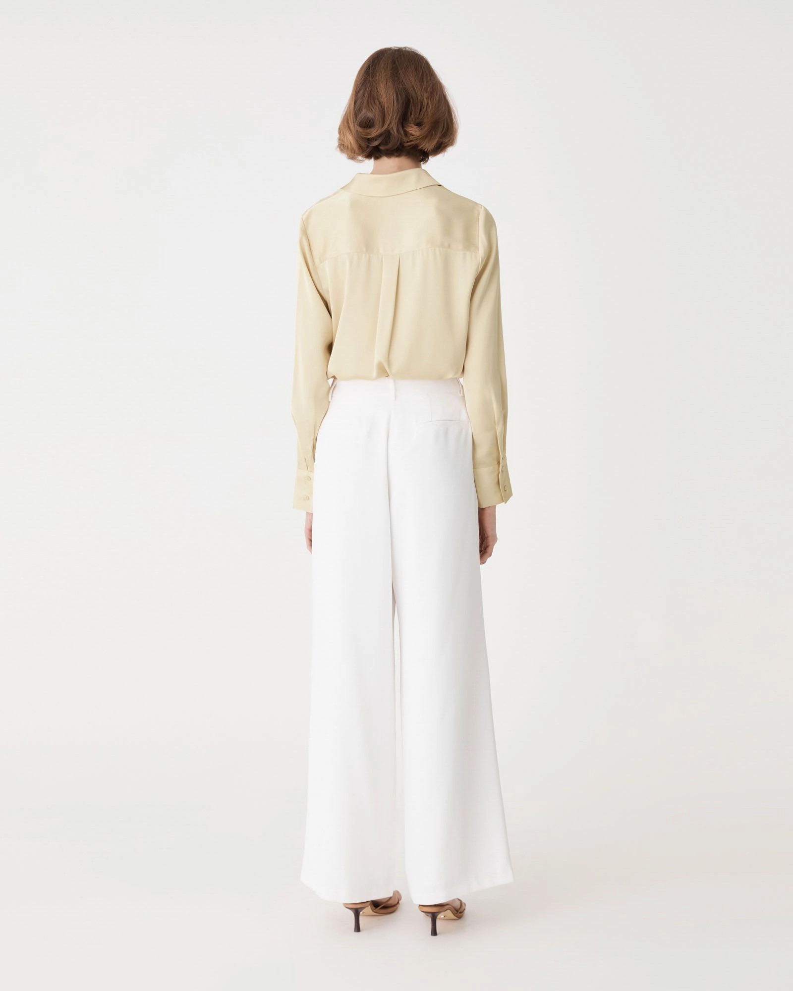 Forcast Clothing - Lila V-Neck Satin Blouse
