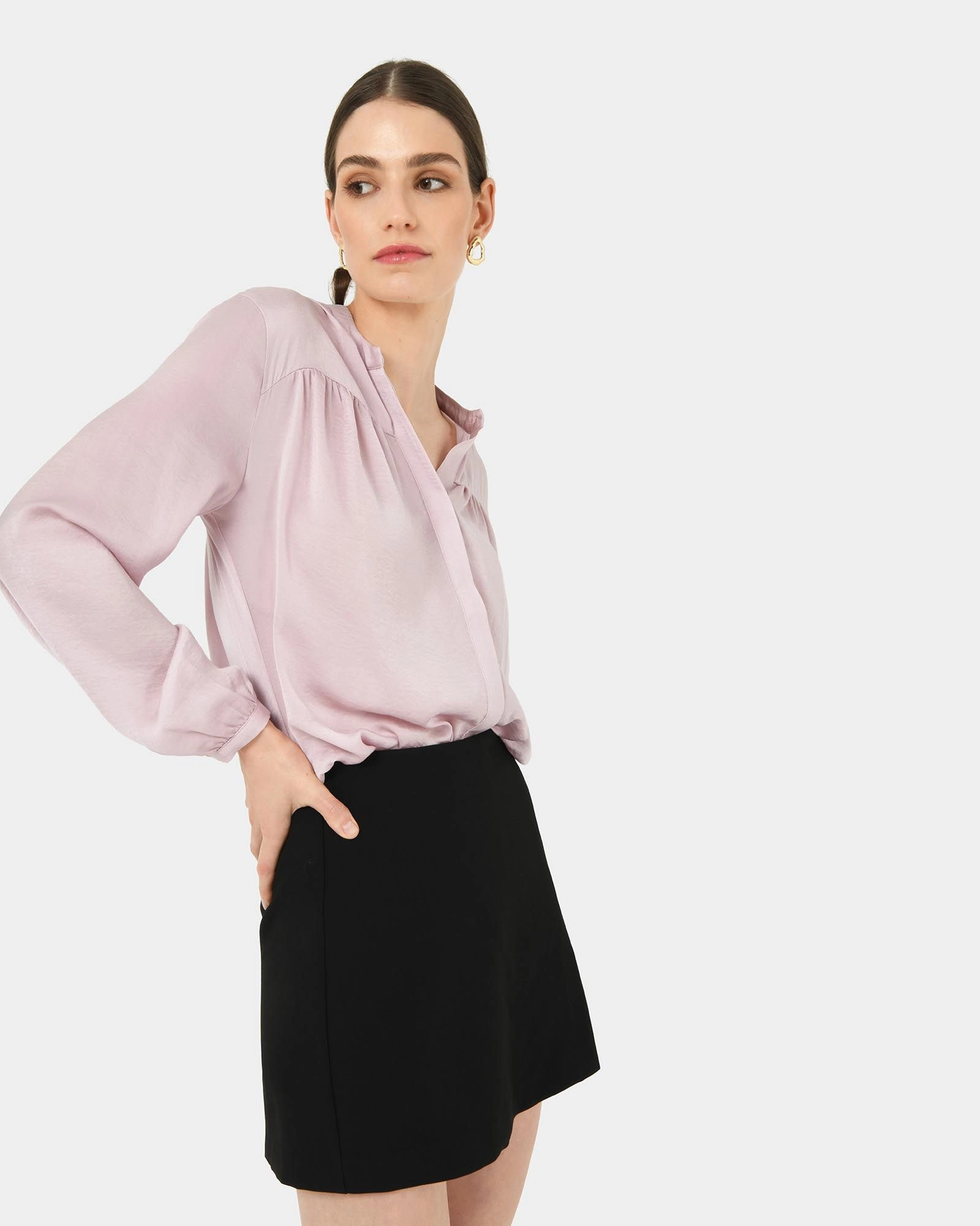 Forcast Clothing - Claire V-Neck Blouse
