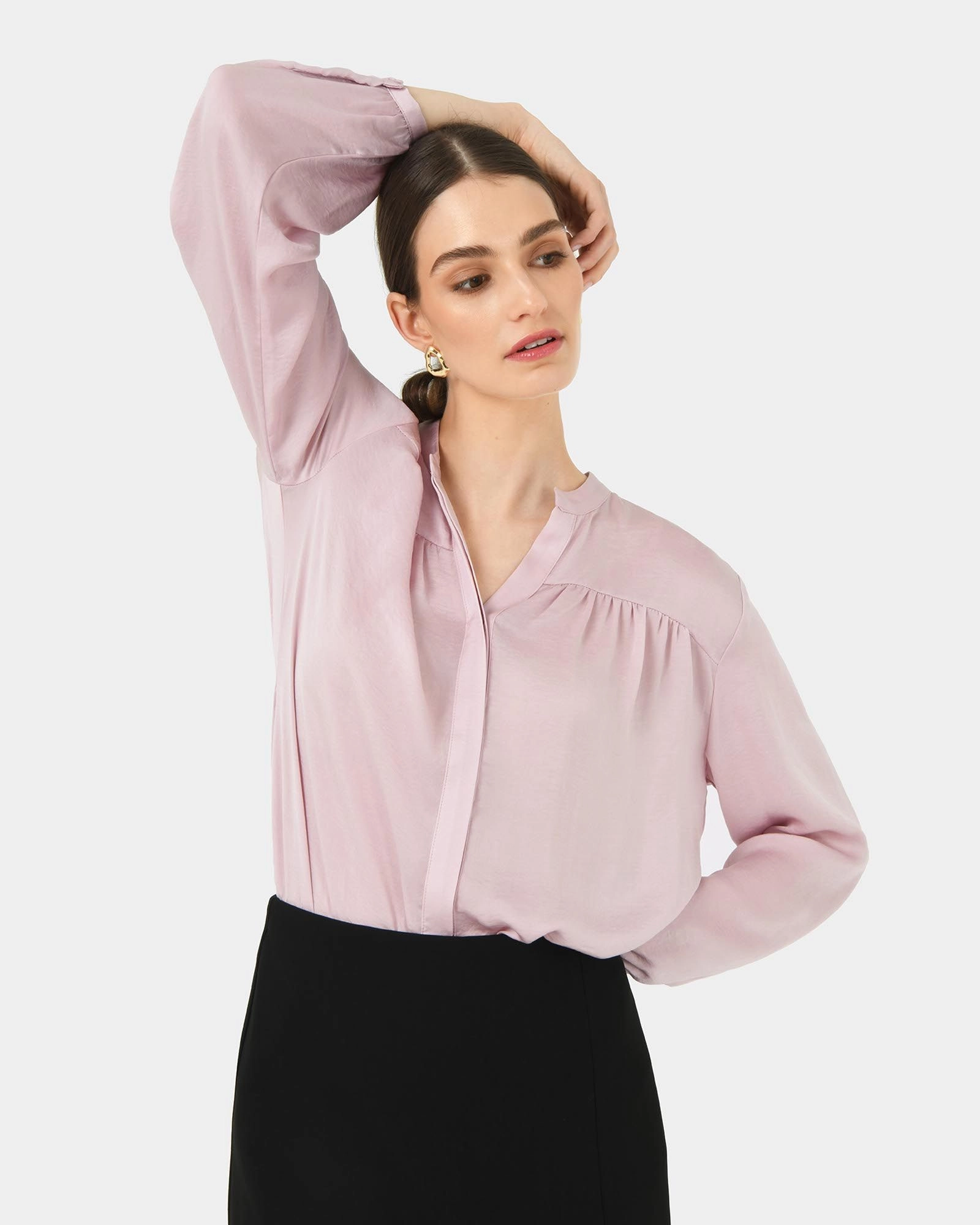Forcast Clothing - Claire V-Neck Blouse