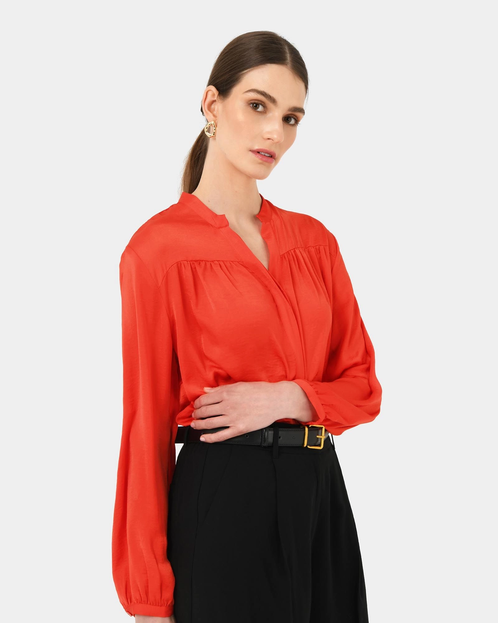 Forcast Clothing - Claire V-Neck Blouse