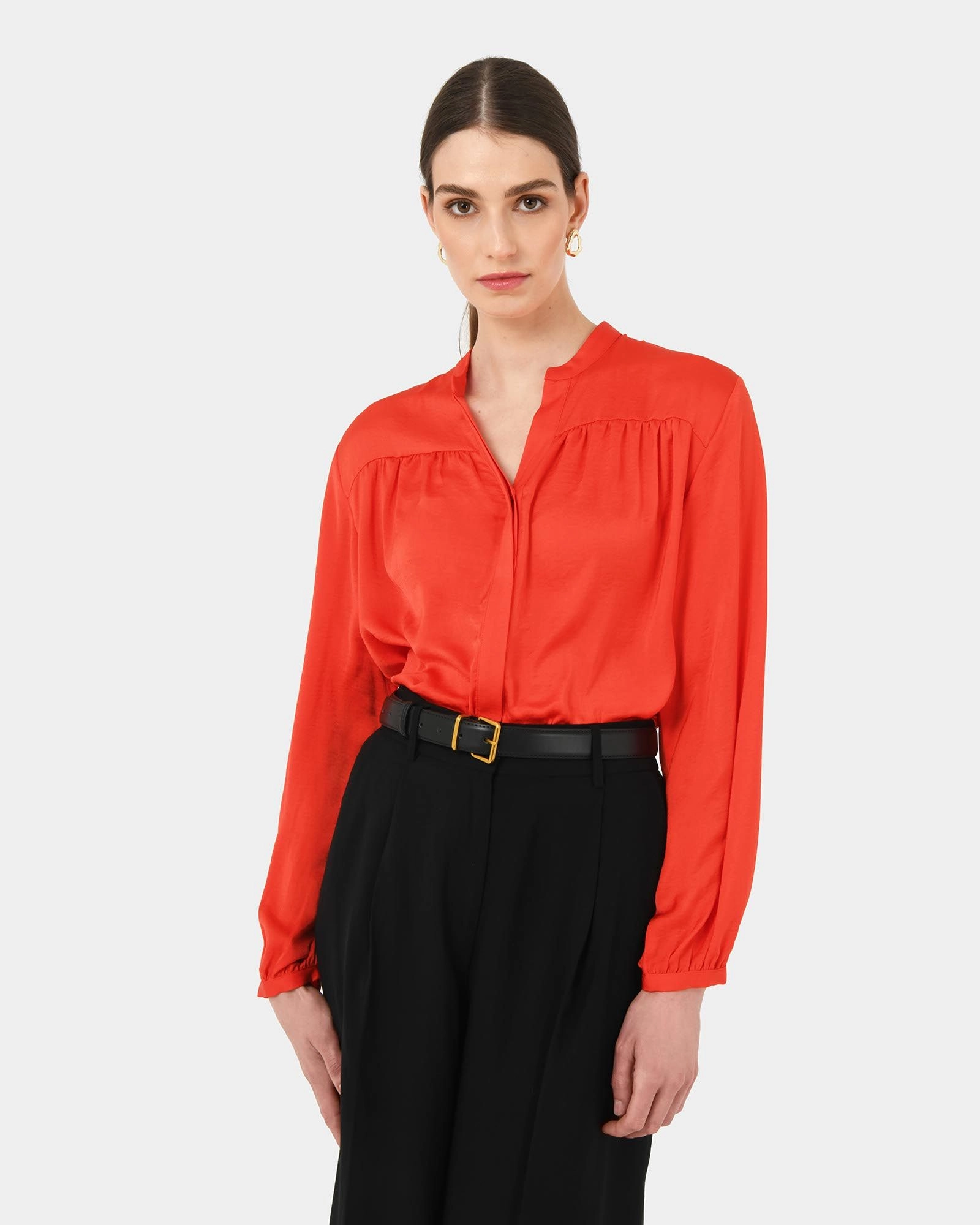 Forcast Clothing - Claire V-Neck Blouse