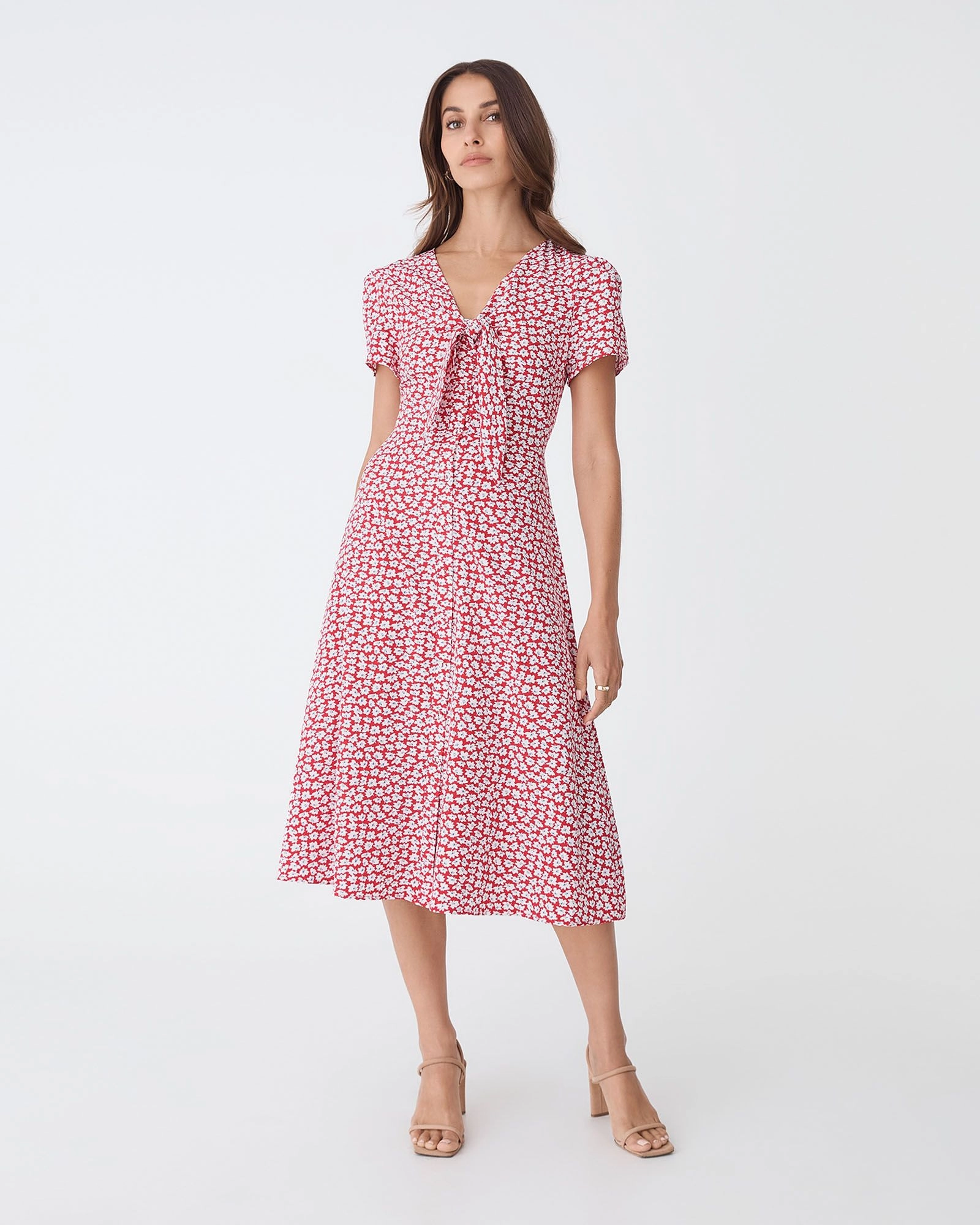 Forcast Clothing - Tara Floral Button Midi Dress