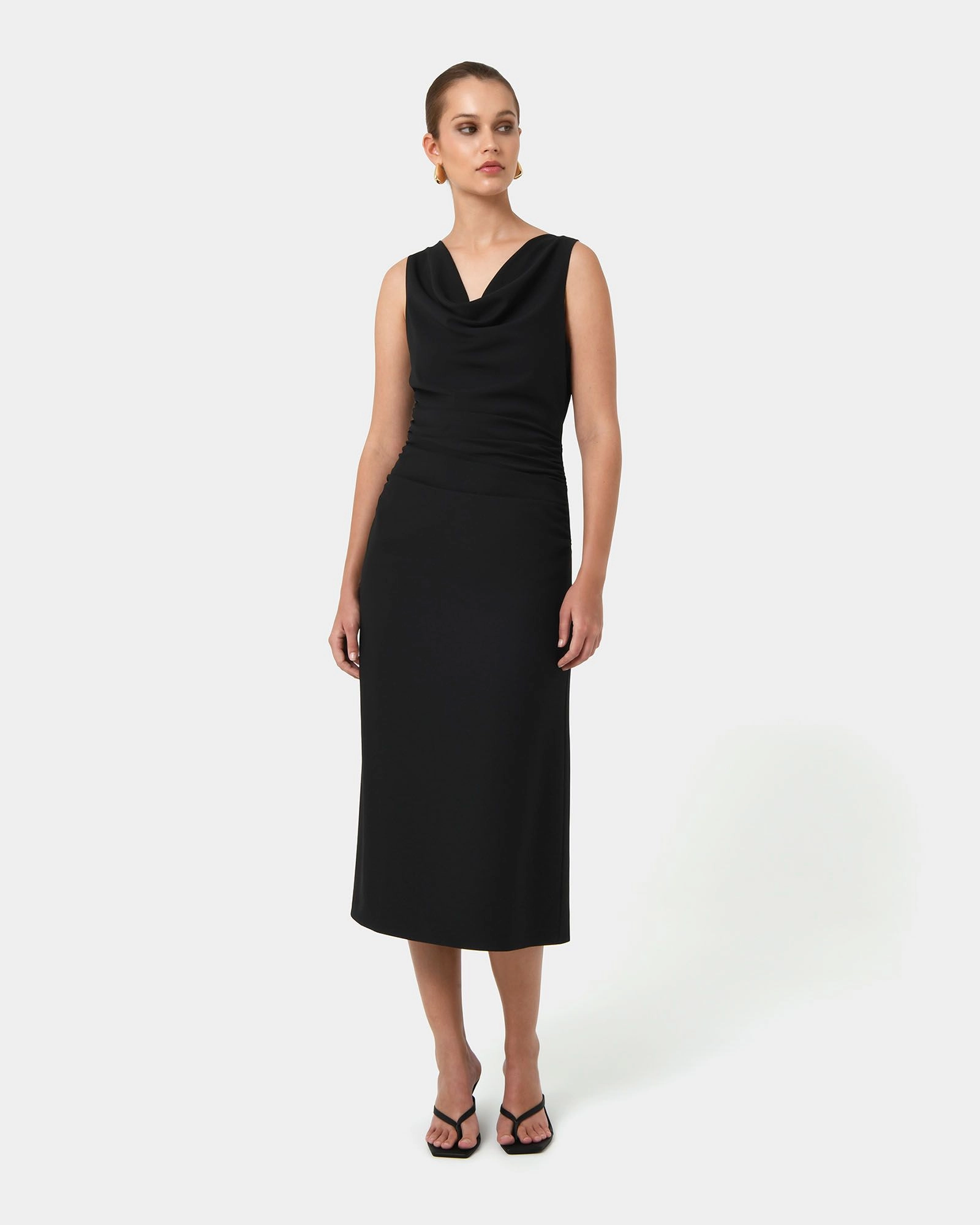 Forcast Clothing - Serena Cowl Neck Dress