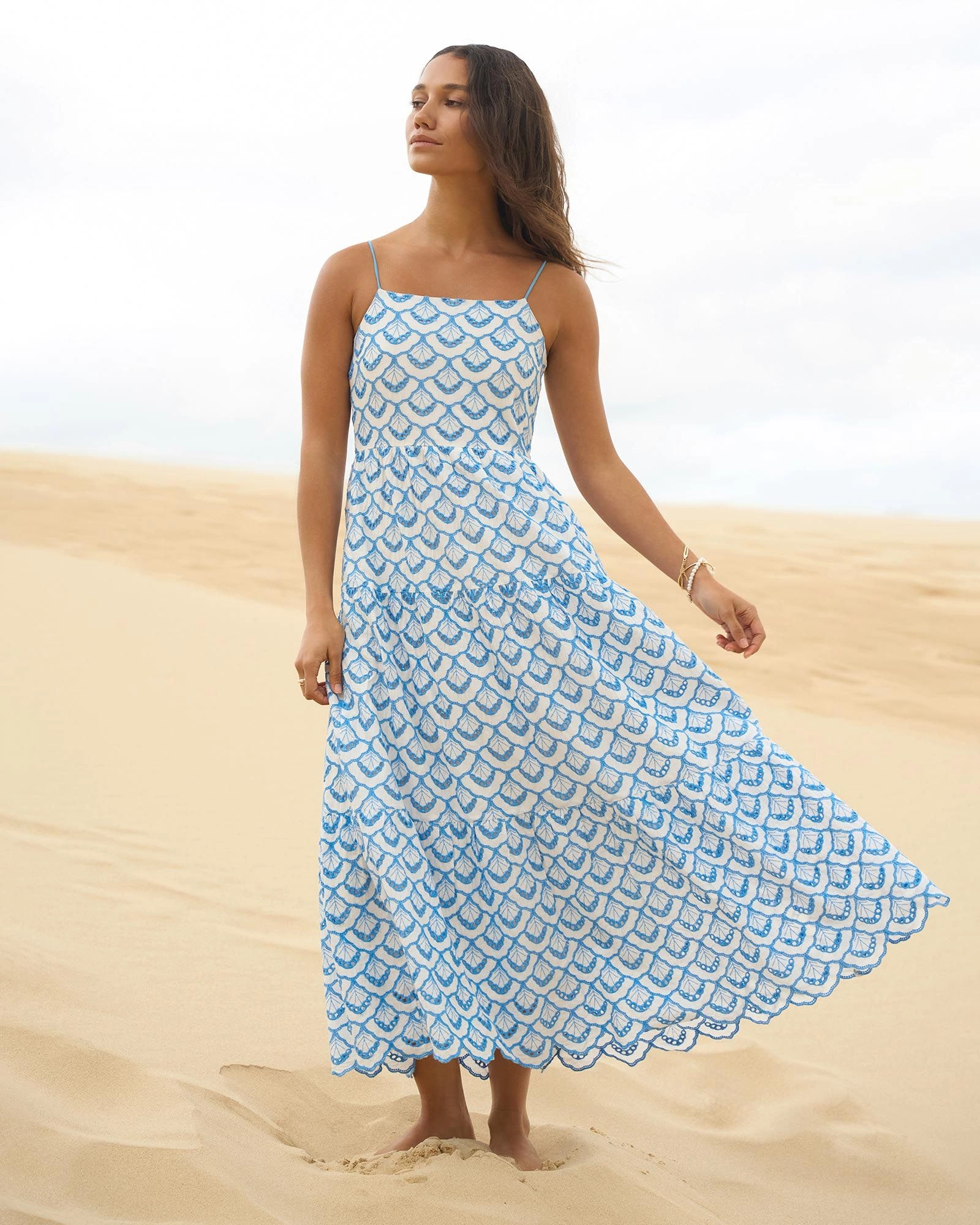 Forcast Clothing - Kela Embroidery Maxi Dress 
