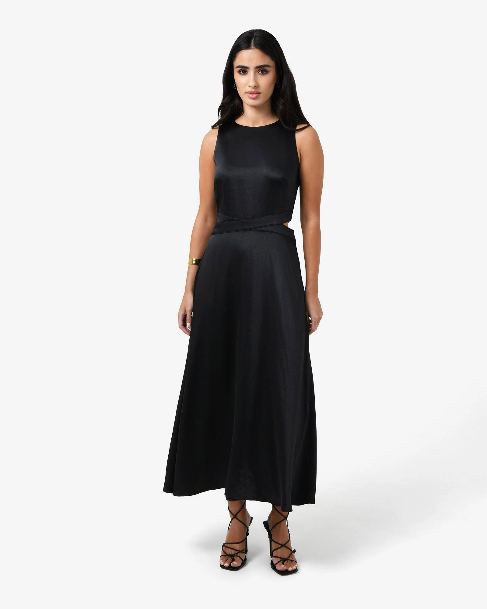 Forcast Clothing - Louisa Cut Out Satin Dress