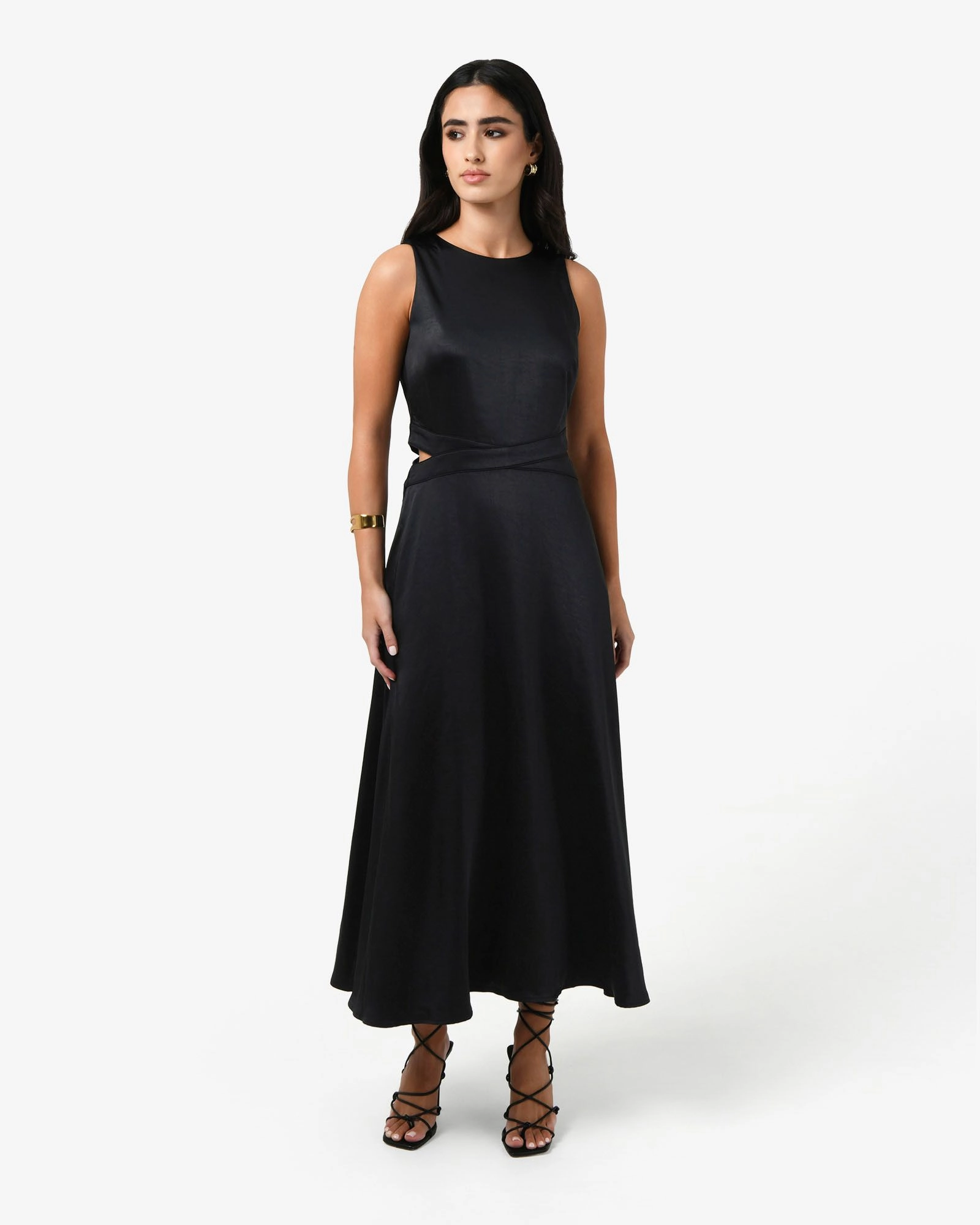Forcast Clothing - Louisa Cut Out Satin Dress