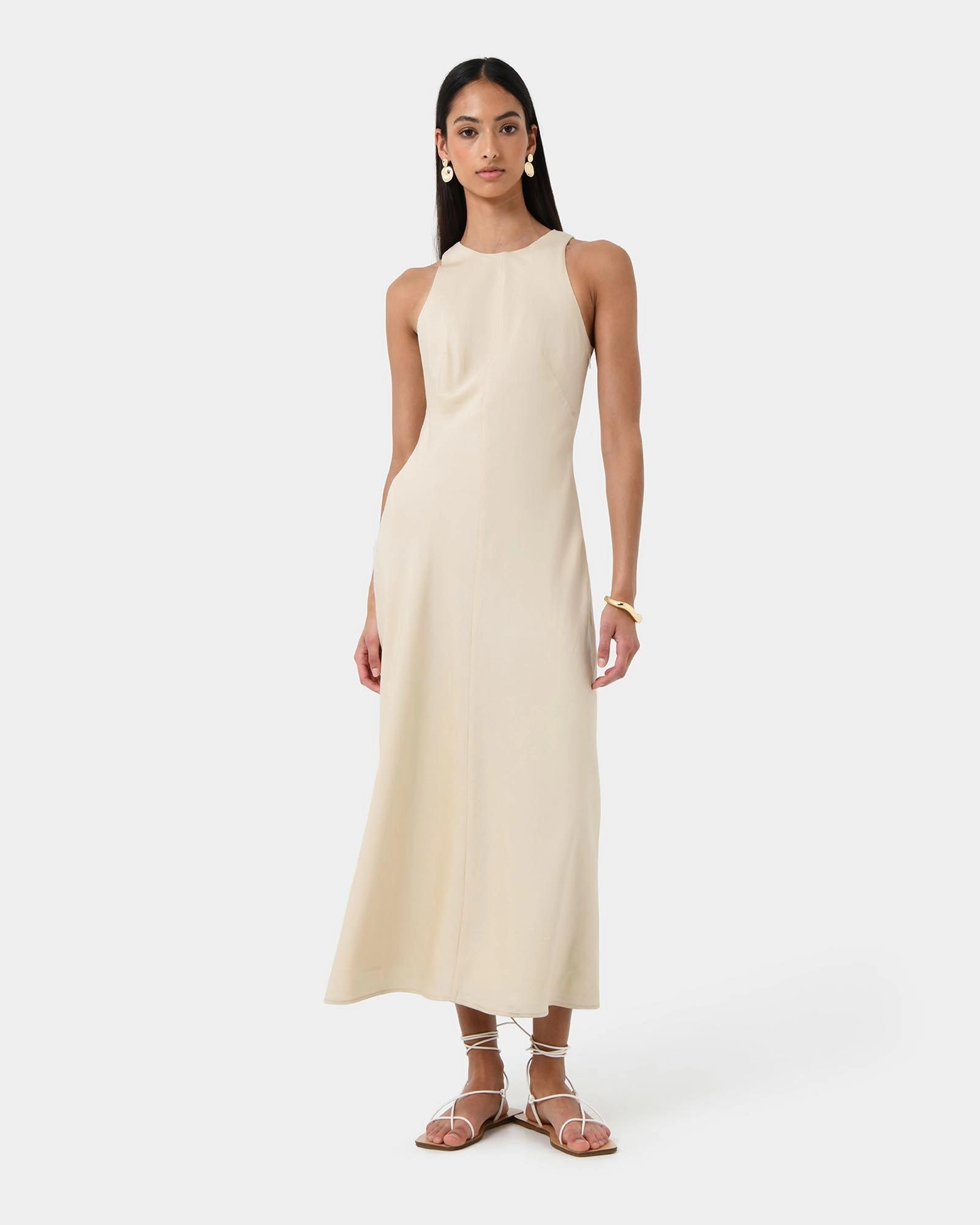 Forcast Clothing - Aiya Bias Midi Dress