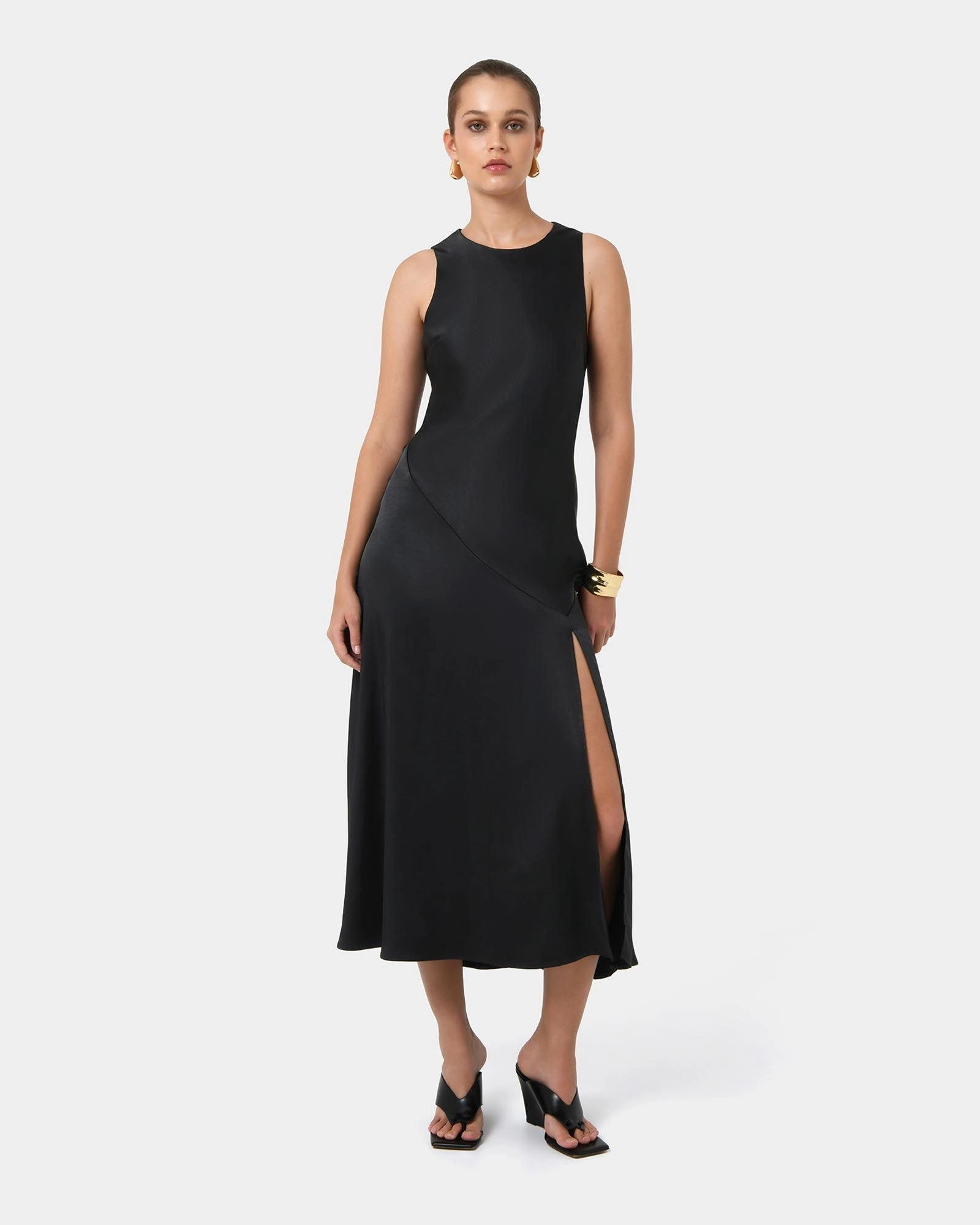 Forcast Clothing - Louisa Satin Bias Dress