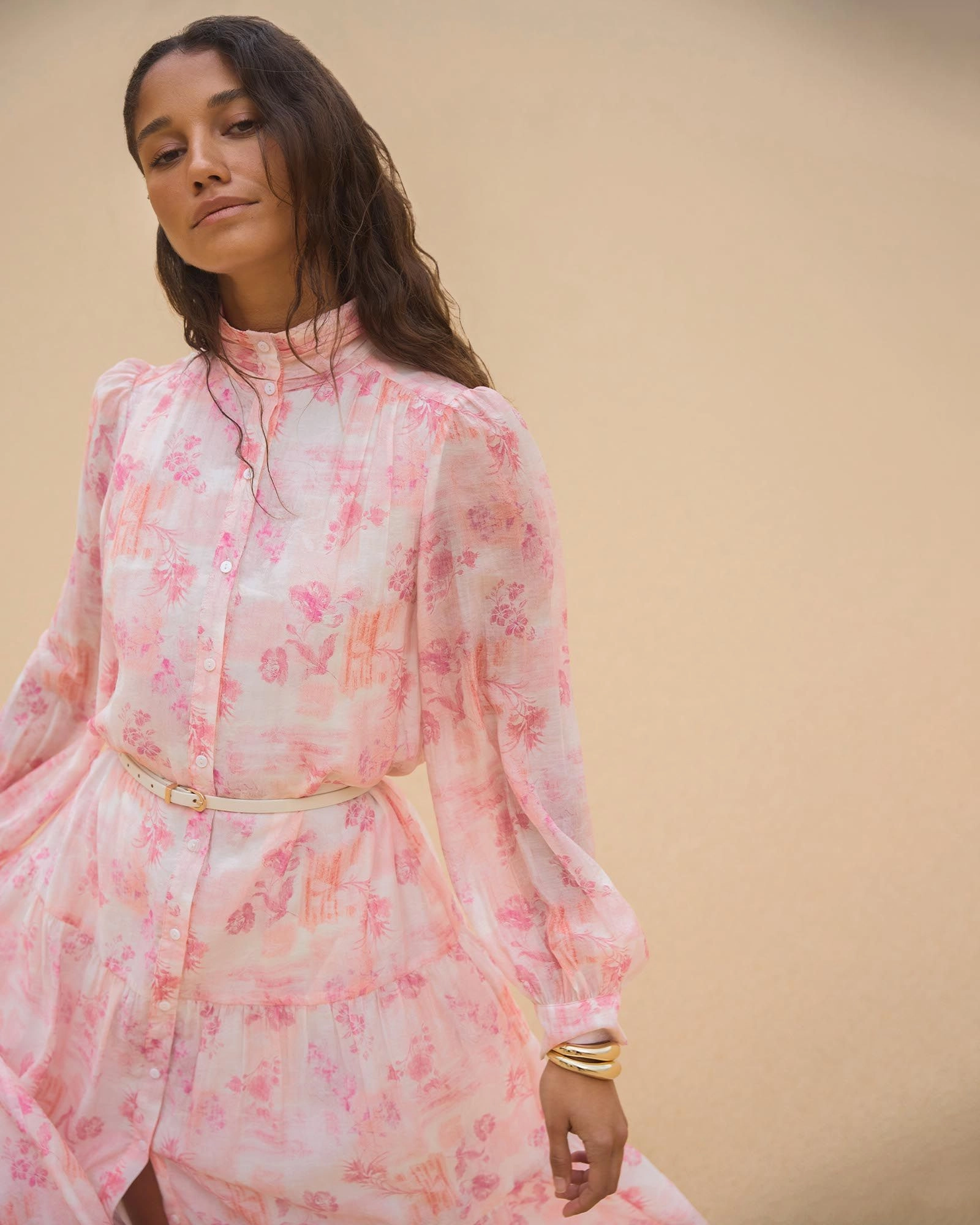 Forcast Clothing - Kalia Midi Floral Dress 