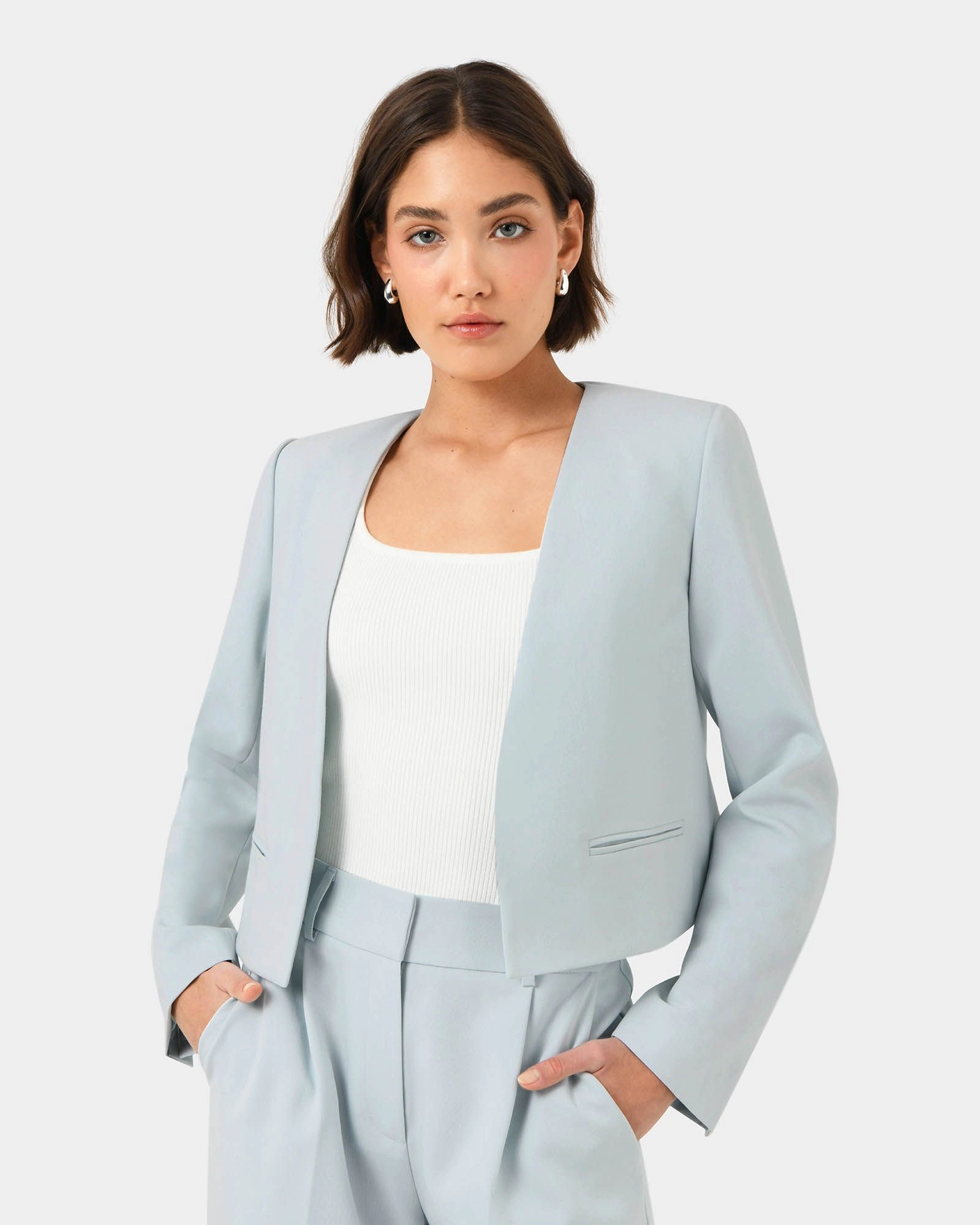 Forcast Clothing - Sofia Cropped Blazer