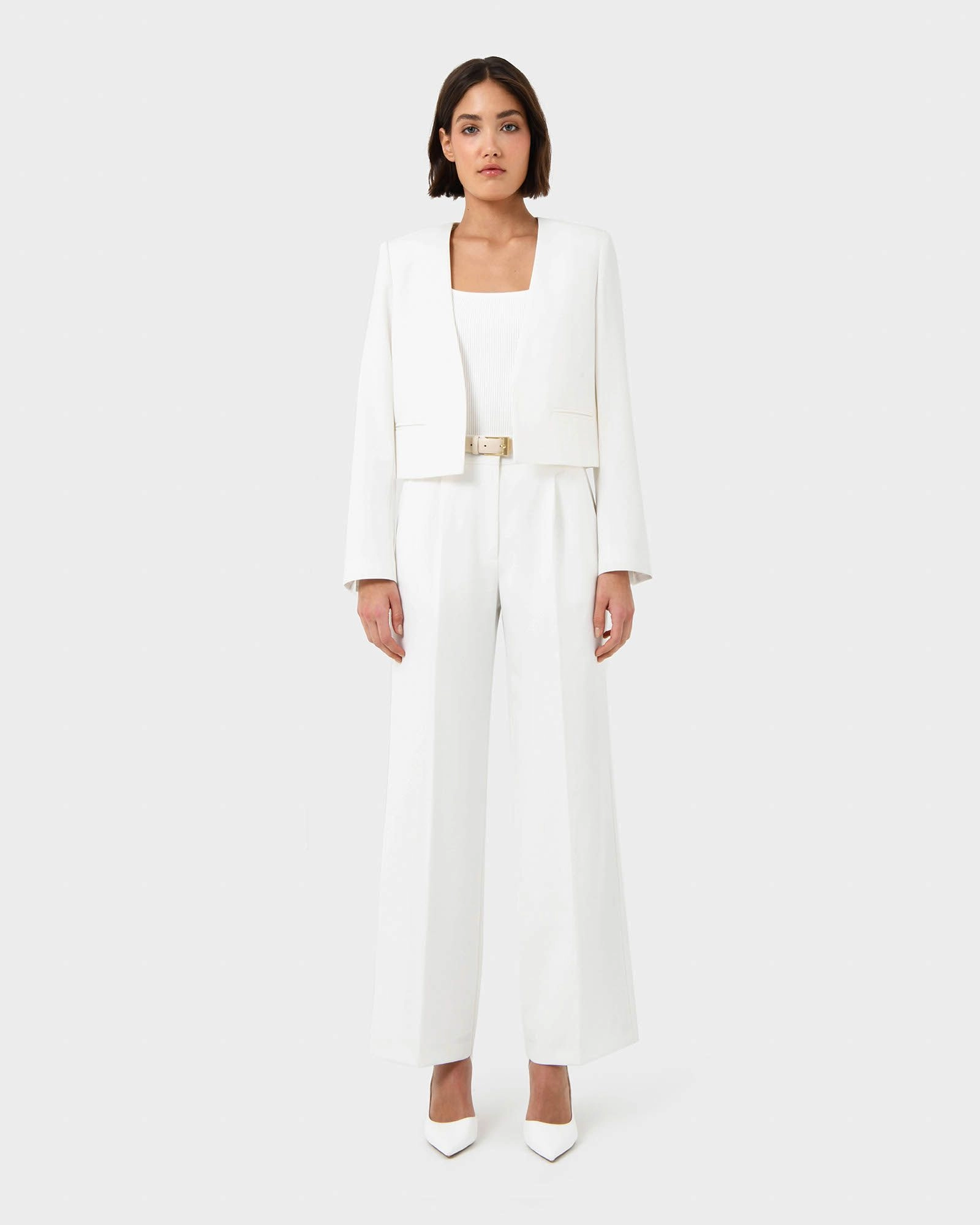 Forcast Clothing - Sofia Cropped Blazer