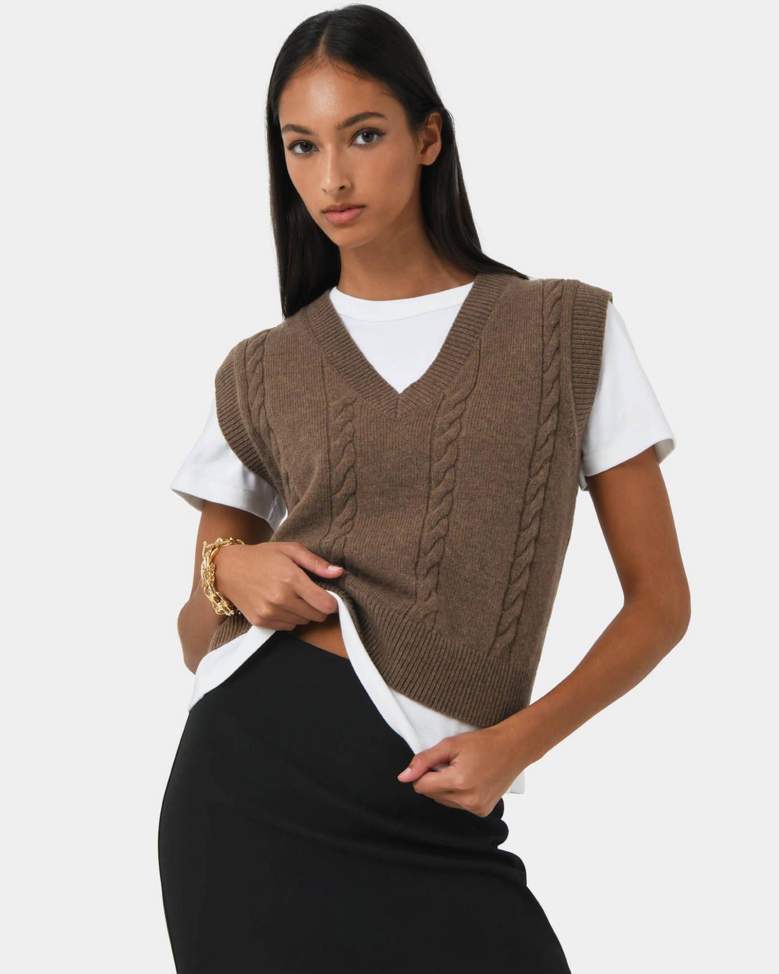 Forcast Clothing - Rulia V-Neck Vest