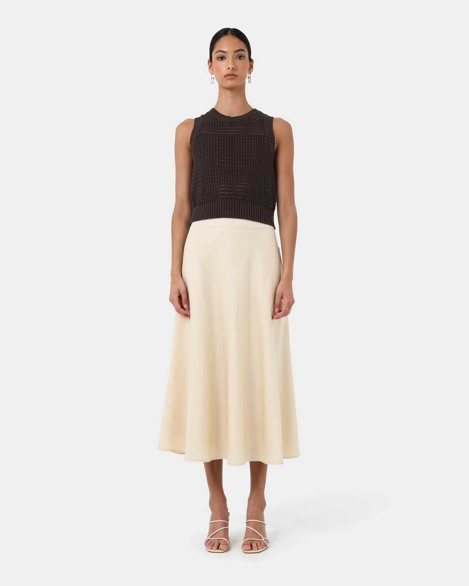 Forcast Clothing - Quinta Open Knit Top