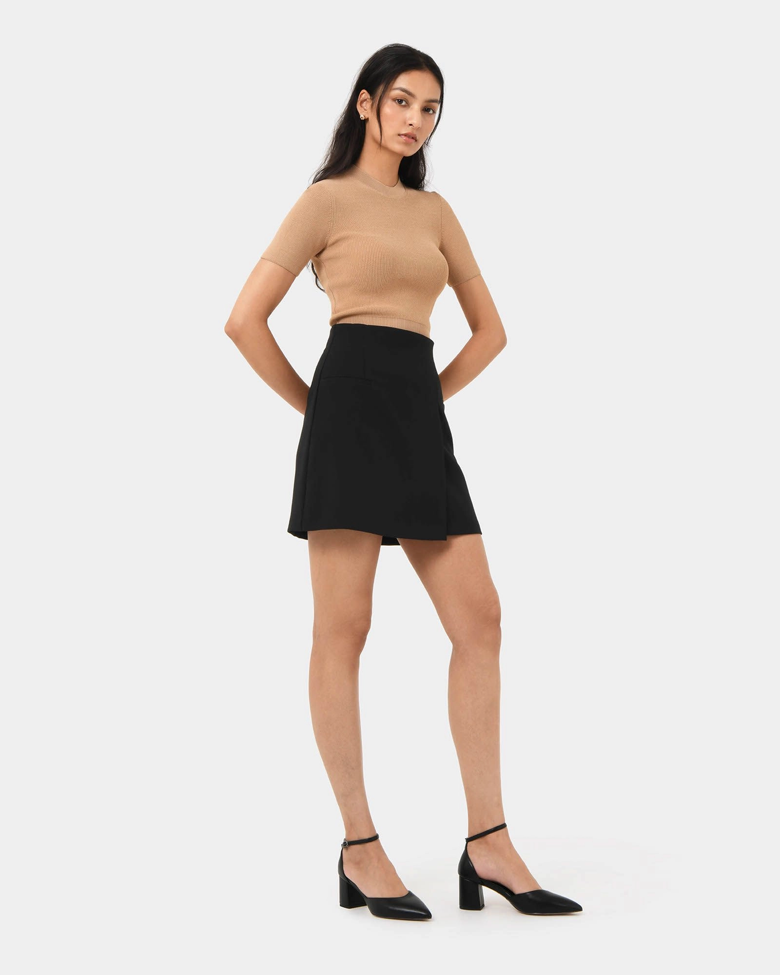 Forcast Clothing - Murphy Crop Knit Top